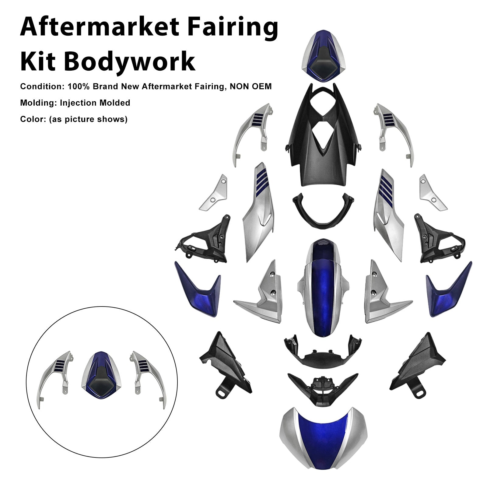 2020-2022 for Street Triple 765 R/RS Injection Bodywork Fairing Kit