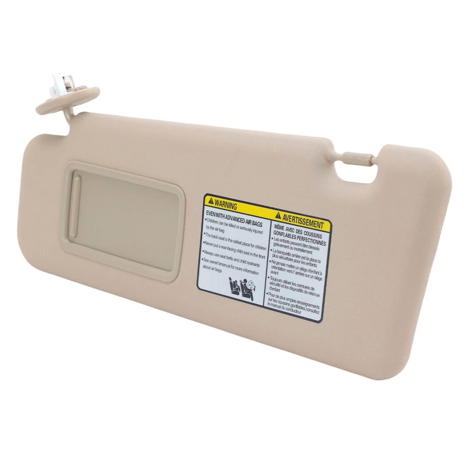 2008-2013 Toyota Highlander Beige Left Side Sun Visor 74320-48500-E0