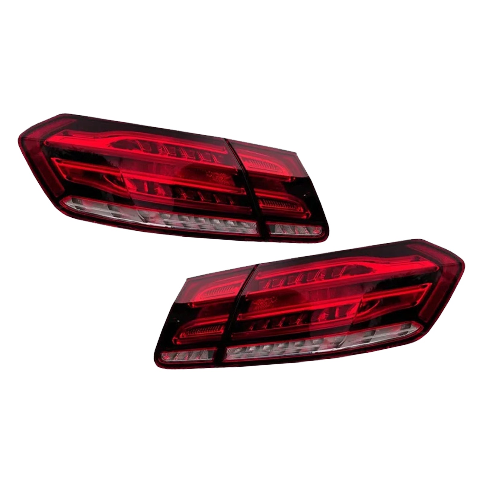 4PCS LED Rear Tail Light Brake Lamp For Mercedes E-Class W212 2013-2015