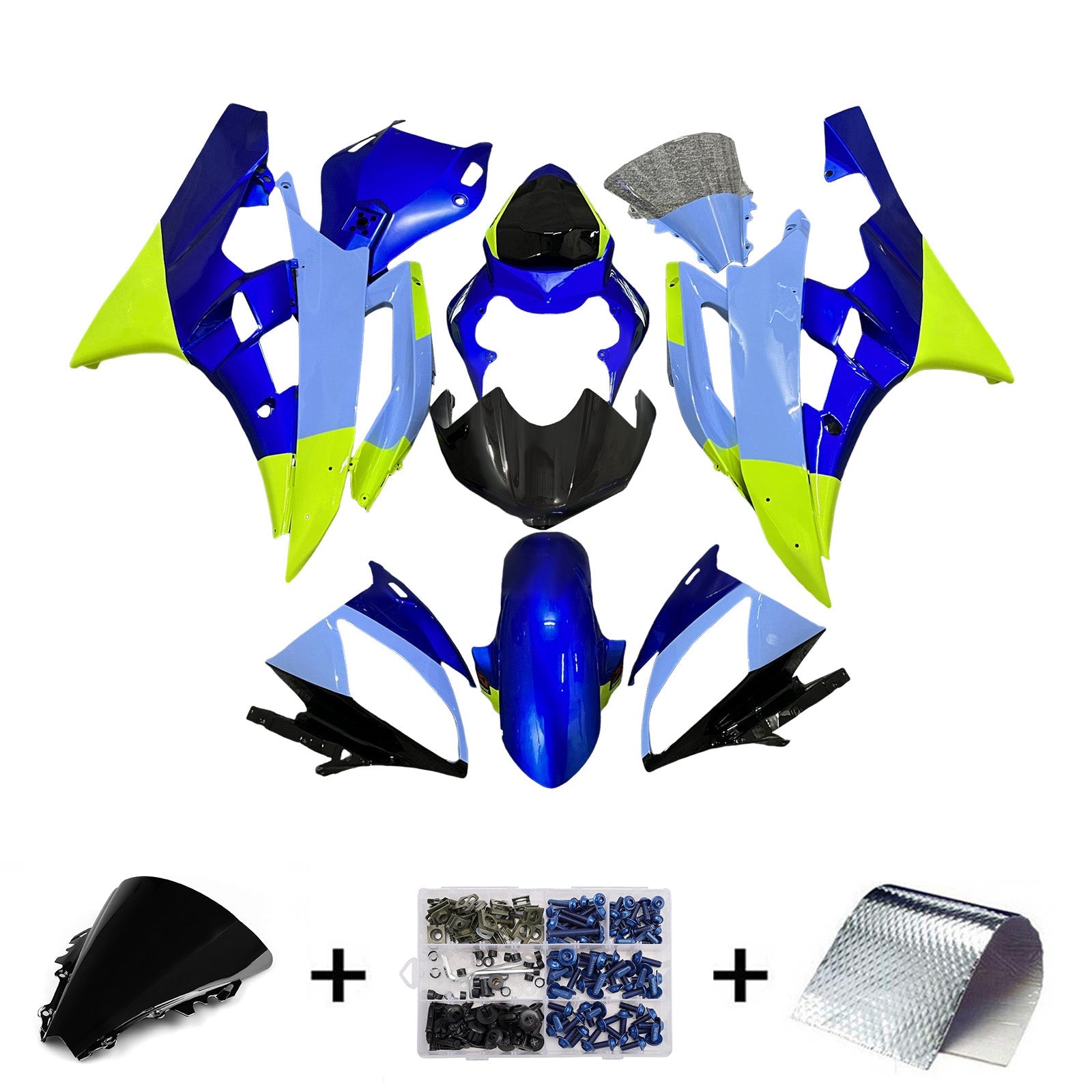 Injection Fairing Kit Bodywork Plastic ABS For Yamaha YZFR6 YZF-R6 2006-2007