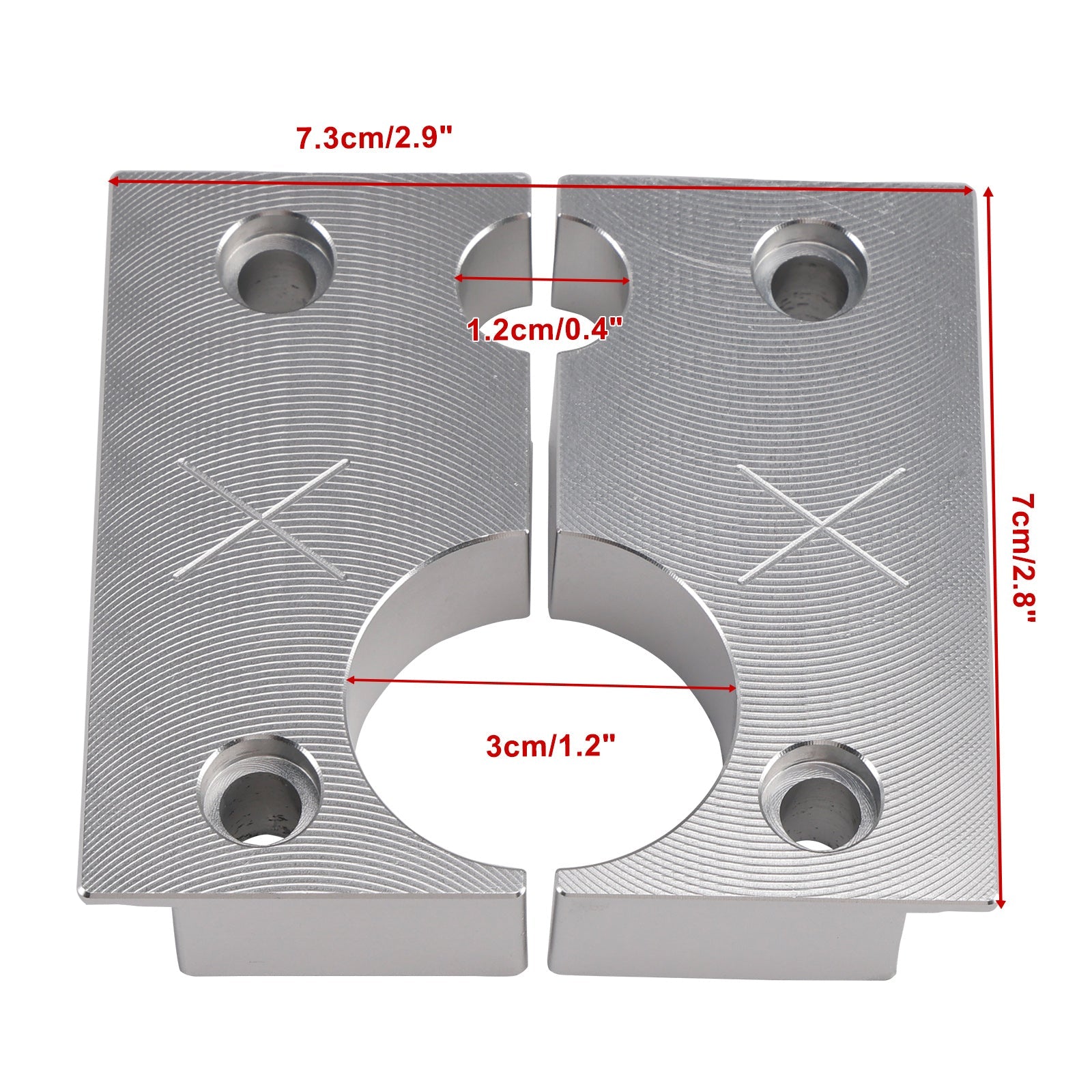 Reservoir body & Shaft Clamp 803-00-208 For Fox Float X Shock rebuild Vise Clamp