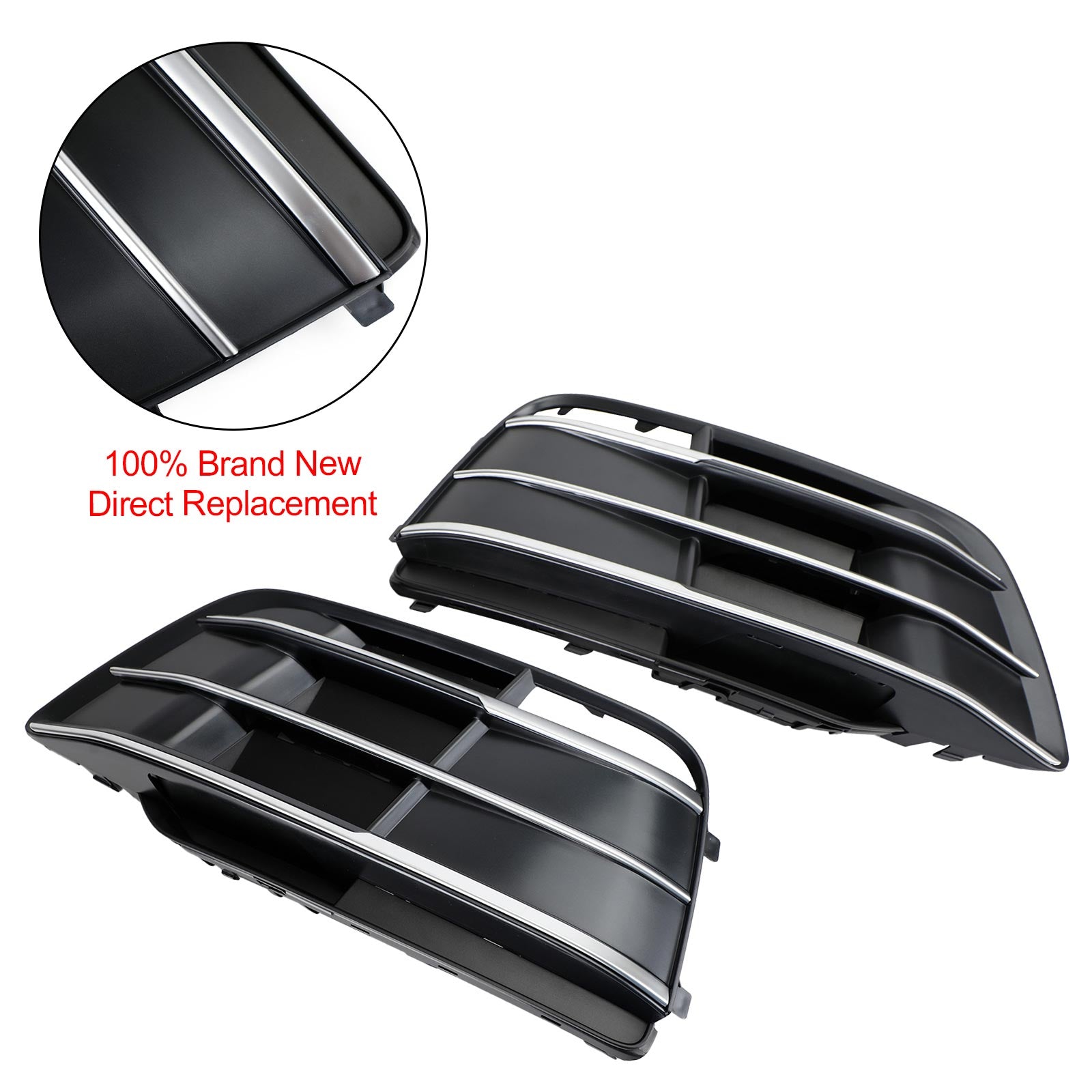 Front Bumper Grille Grill 80A807679MRU6 Fit Audi Q5 SQ5 2018-2022 Pre-Facelift