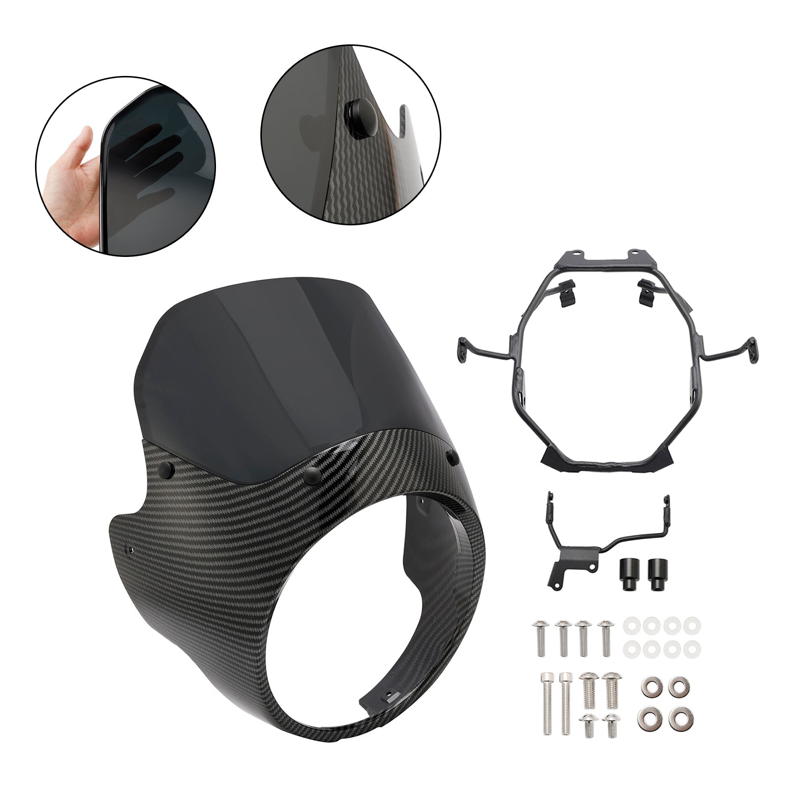 Windshield WindScreen Headlight Fairing Cover fit for HONDA GB350 GB350S 2023-2024