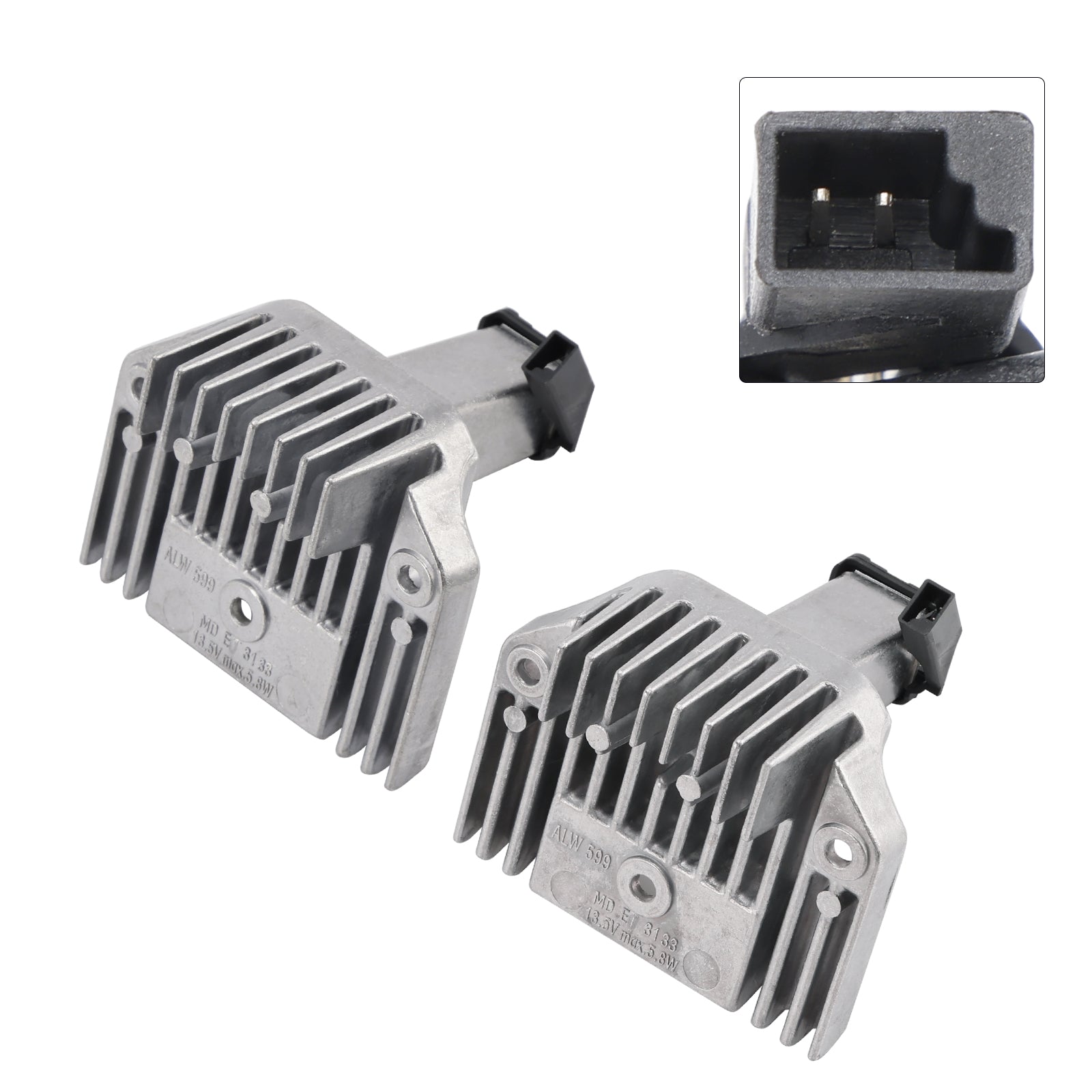 2X Headlight Angel Eye DRL Control Unit 63117296905 For BMW 1 Series F20 F21