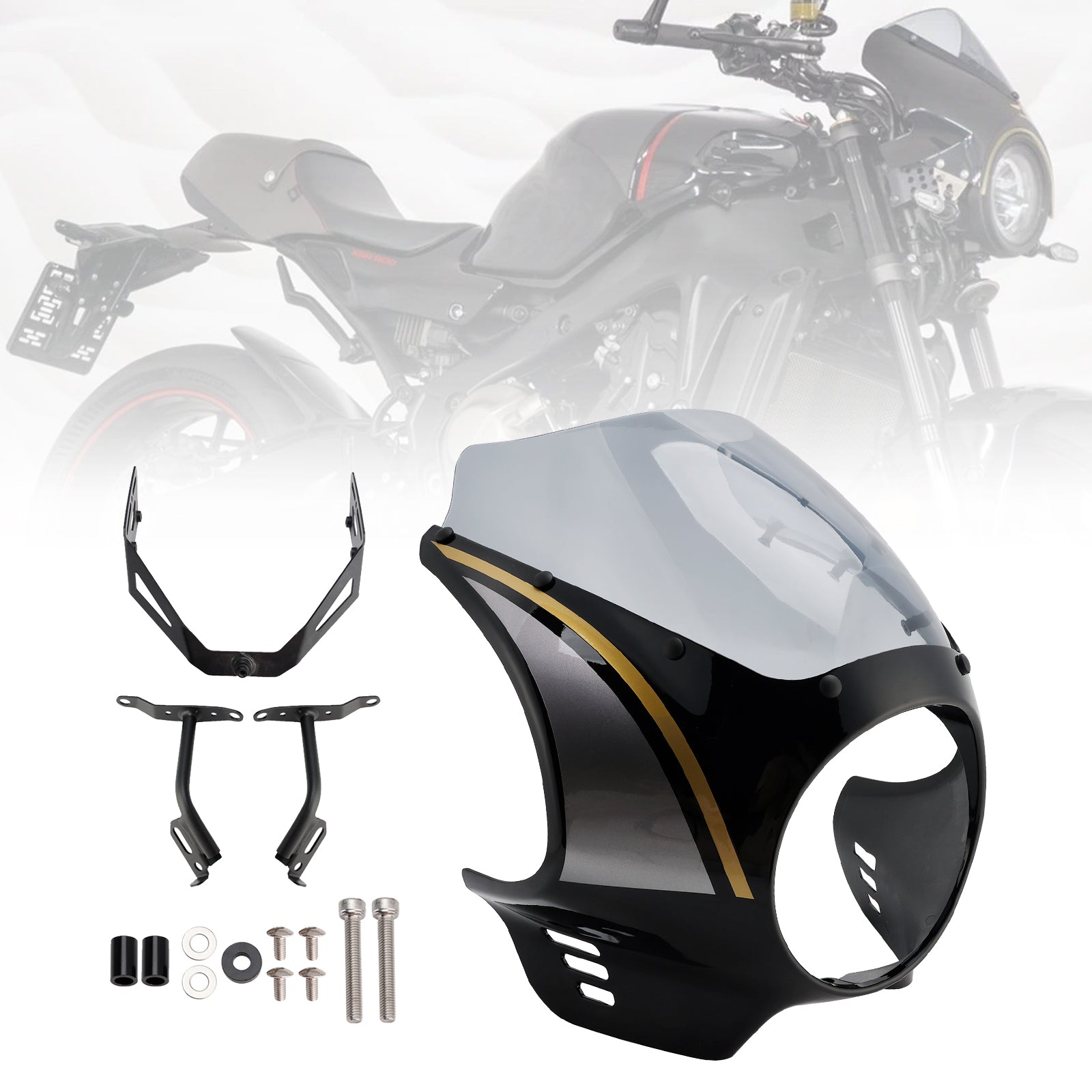 2022-2025 Yamaha XSR900 Headlight Fairing Windshield WindScreen