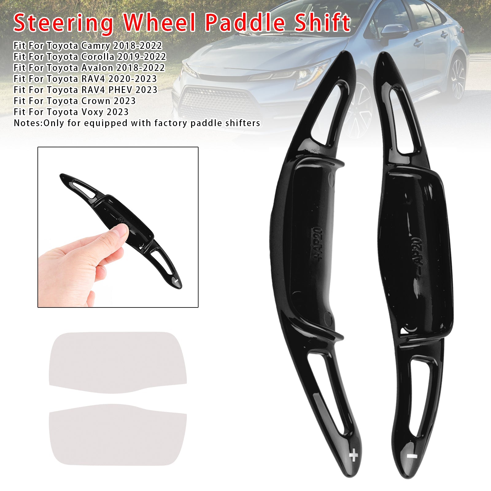 Steering Wheel Paddle Shifter Extension For Toyota Camry Avalon