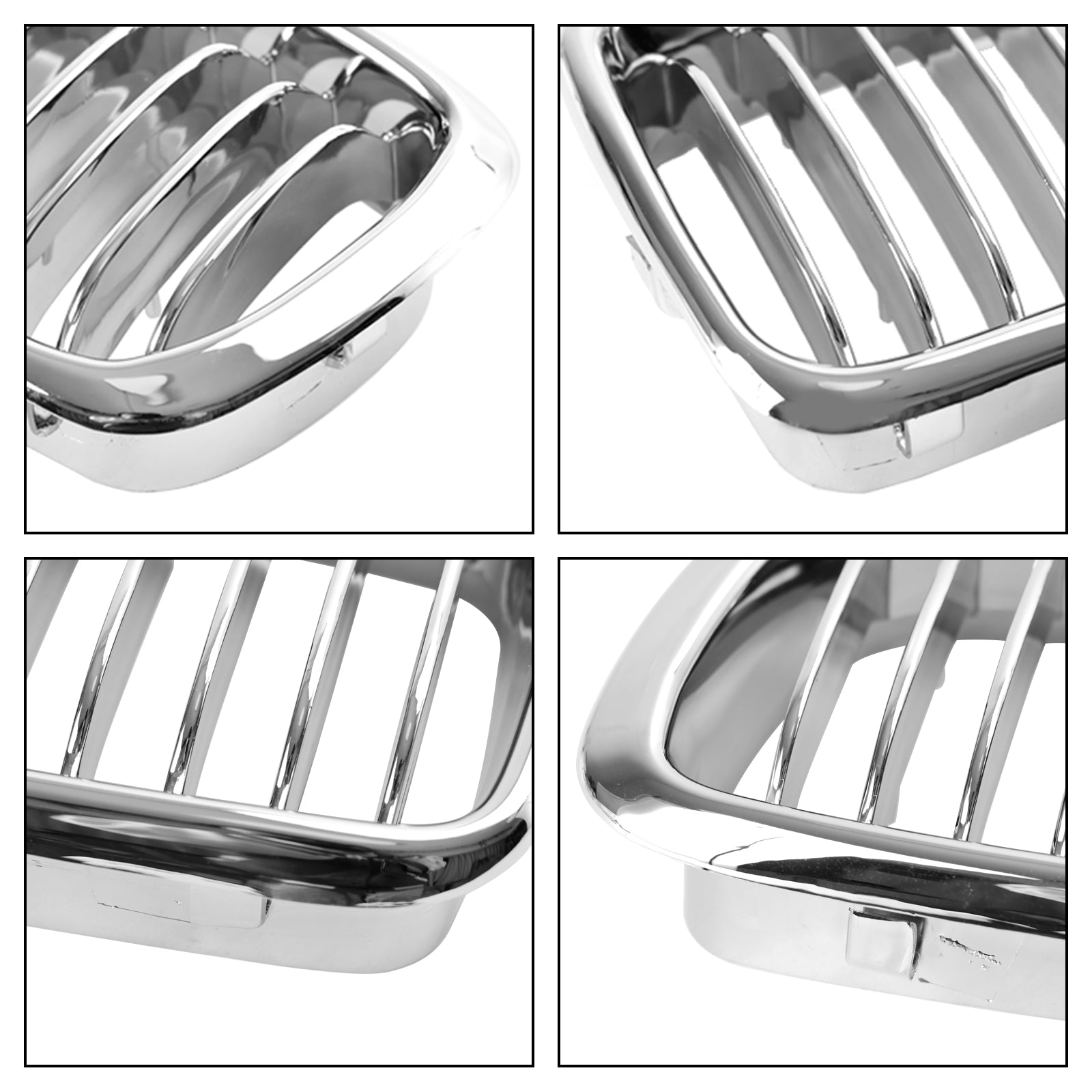 BMW 7 Series E38 1994-2001 2PCS Chrome Front Kidney Grill Grille