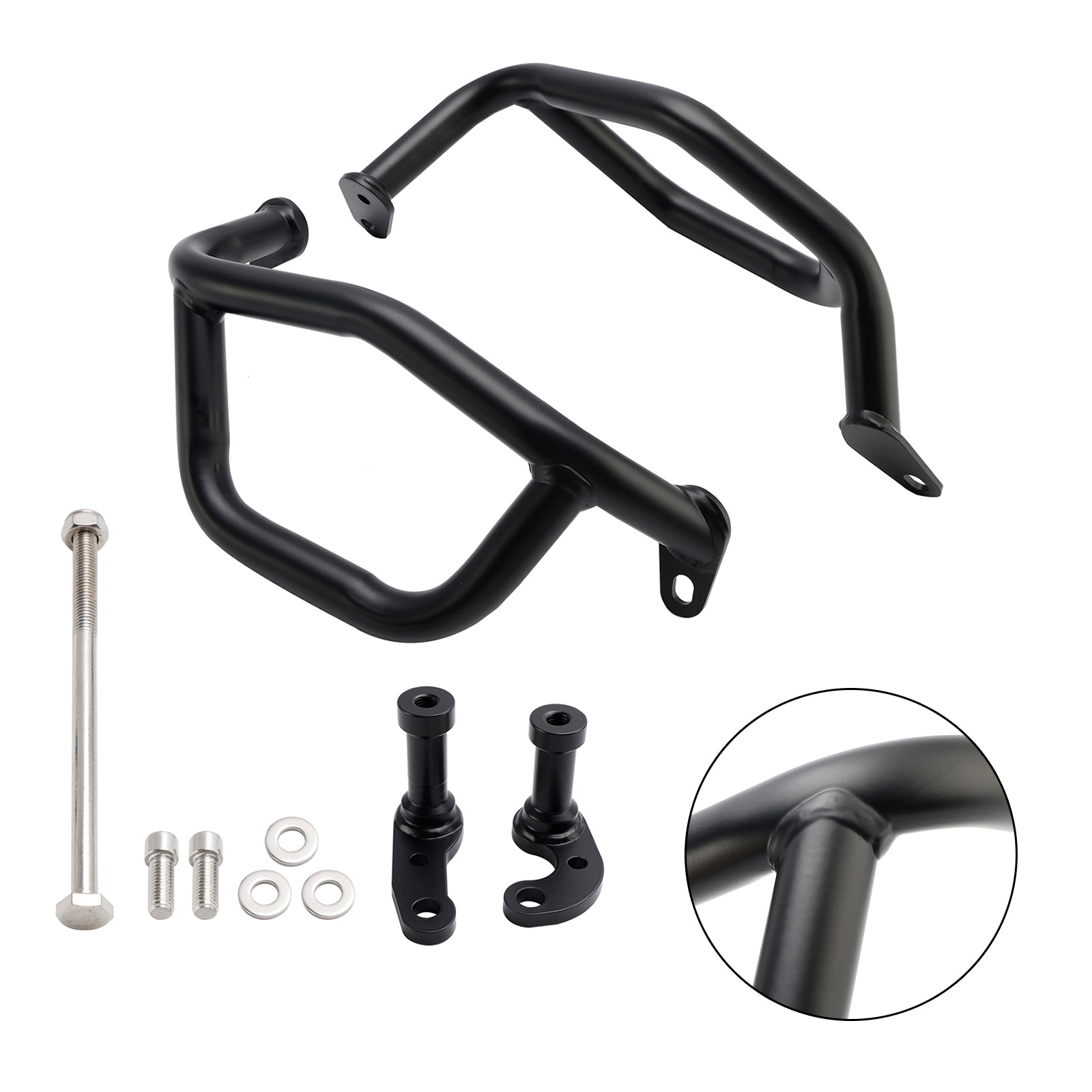 Crash Bar Lower Engine Guard Steel Frame Fit Silver For Honda Nx400 Nx500 24