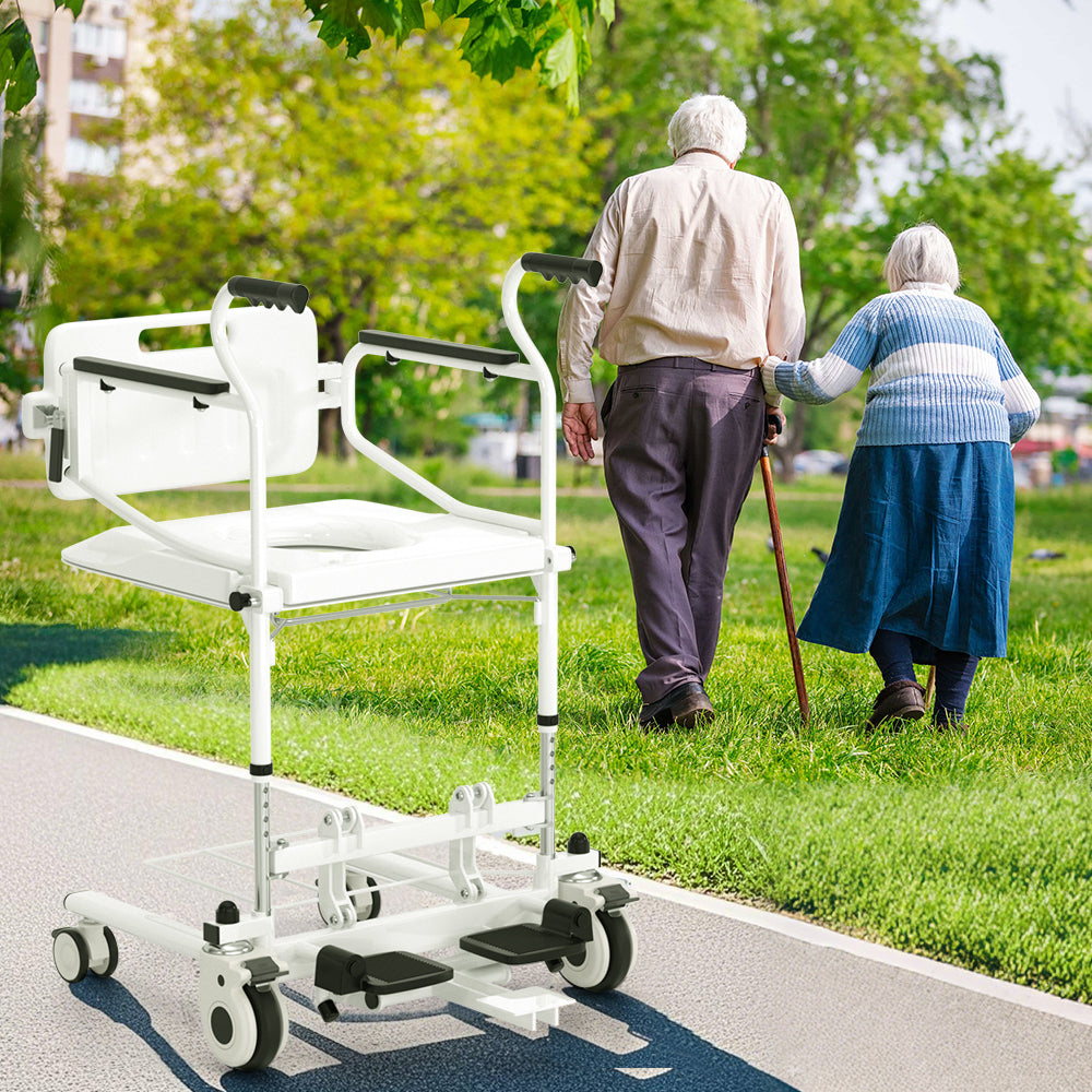 Patient Chair Transferred Lift Wheelchair Removable Split Type Wheelchair 250 lb