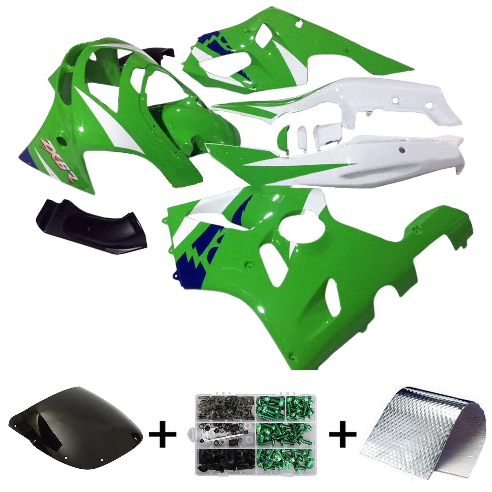 Kawasaki ZX-6R 1994-1997 Kit Carenado Carrocería Plástico ABS