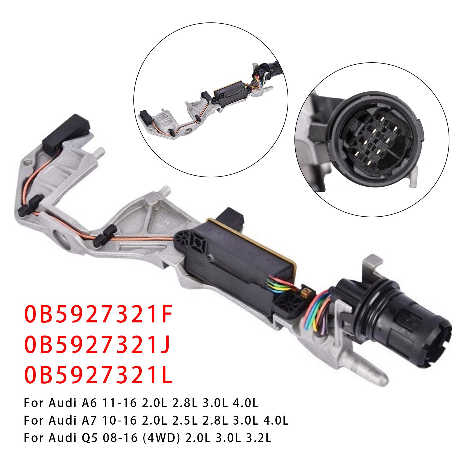 2009-2016 Audi A5 SPORTBACK (4WD) 2.0L 3.0L 3.2L Transmission Selector Lever Position Sensor 0B5927321F