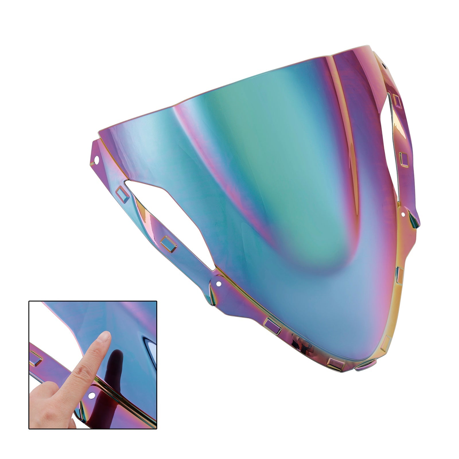 Windshield Windscreen for Kawasaki ZX6R 636 2024-2025