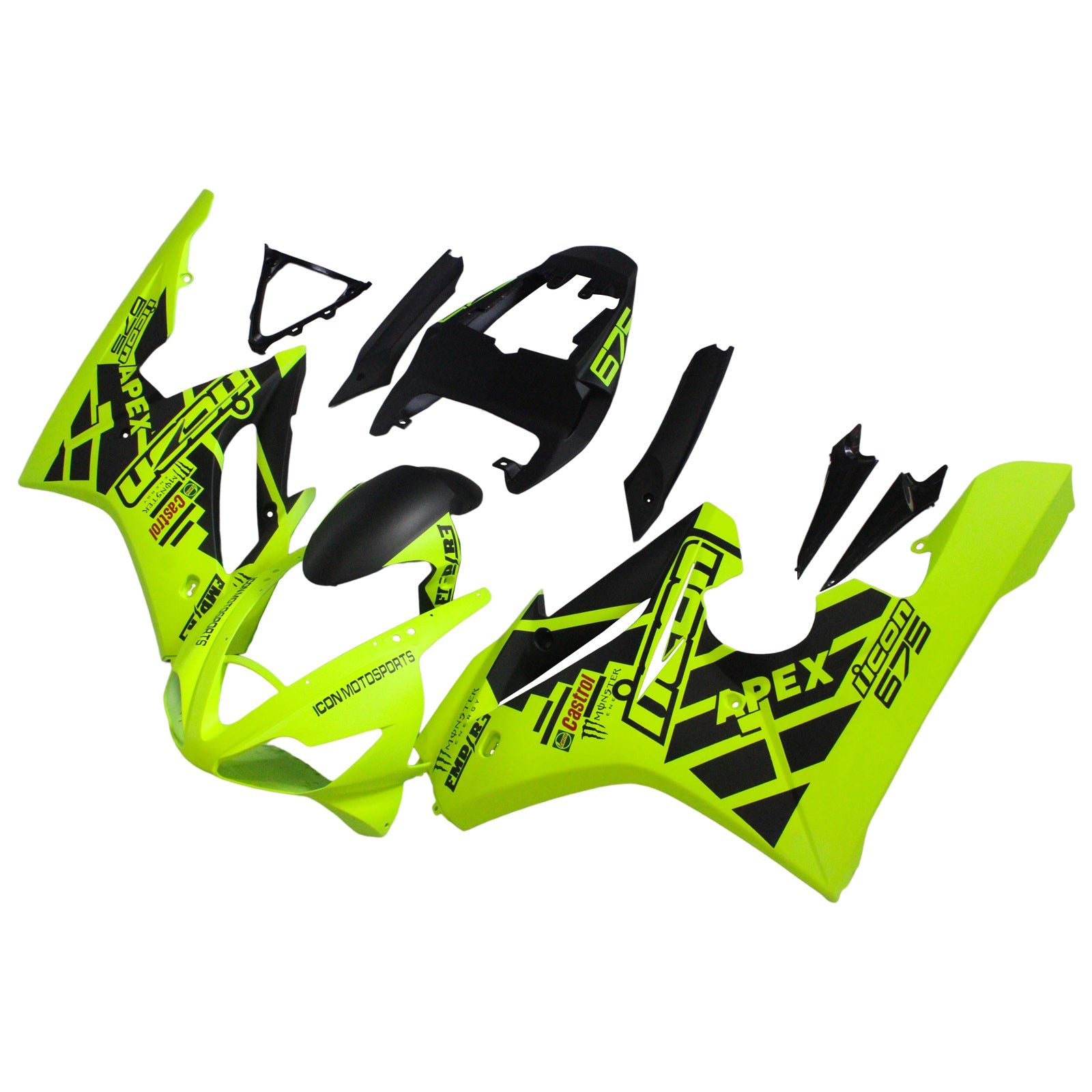 Triumph Daytona 675 2006-2008 Fairing Kit Bodywork Plastic ABS