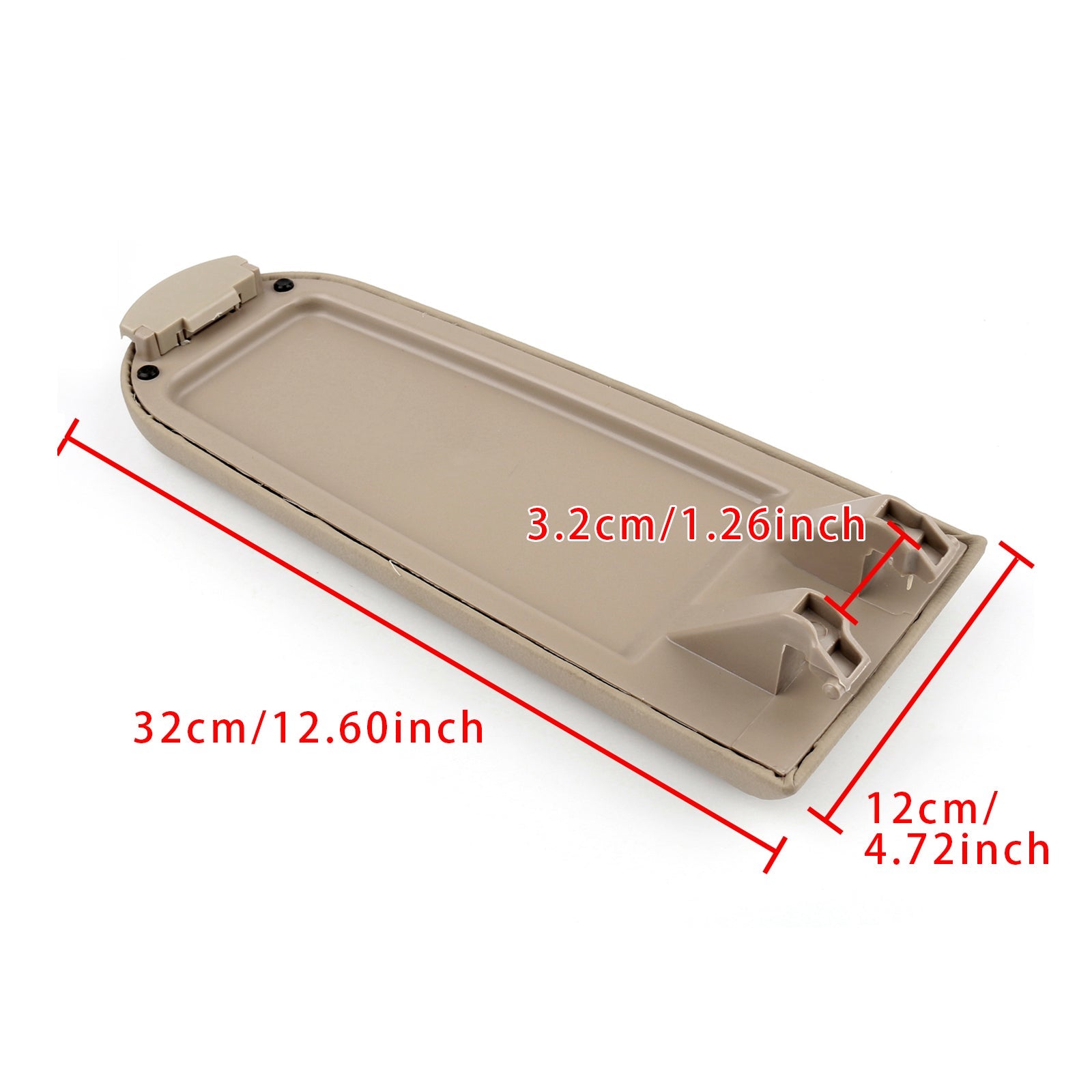 Beige Leather Armrest Centre Console Lid For VW MK4 Jetta Bora Golf 18D867173