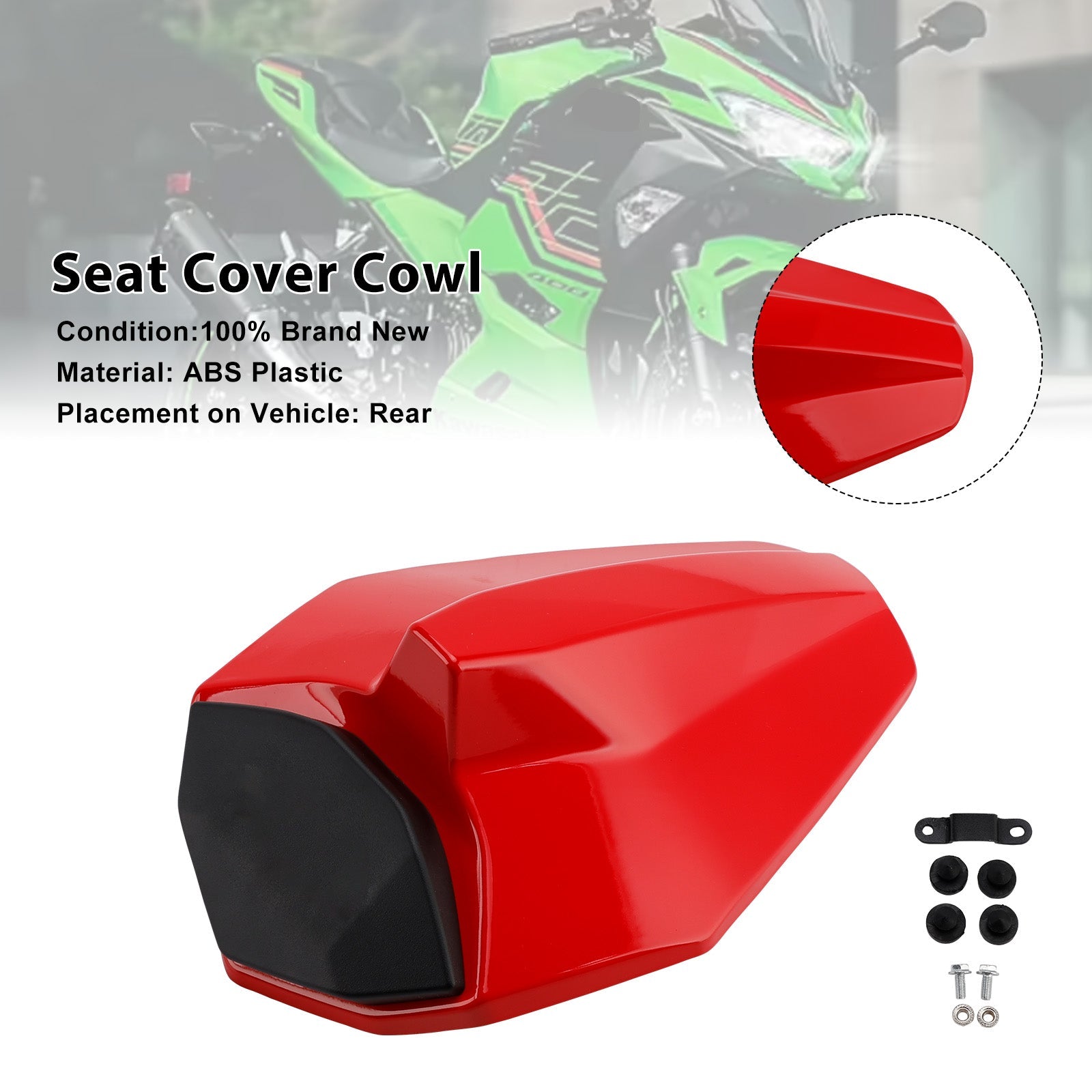 Racing Tail Rear Seat Fairing Cowl for Kawasaki ZX25R ZX4R ZX4RR 2020-2025
