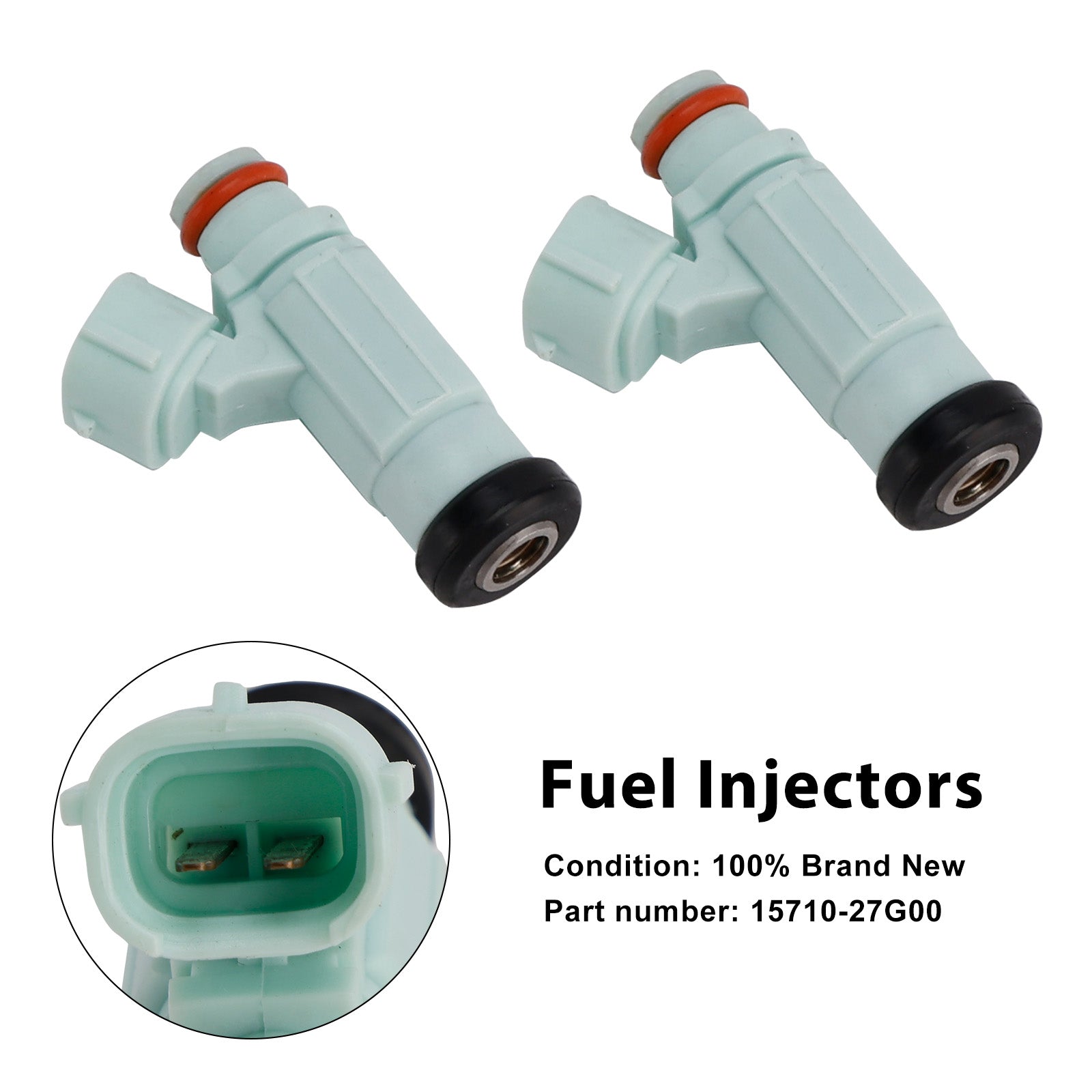 Fuel Injectors Fit for Suzuki SV650 03-08 DL650 2007-2011 15710-27G00 2PCS