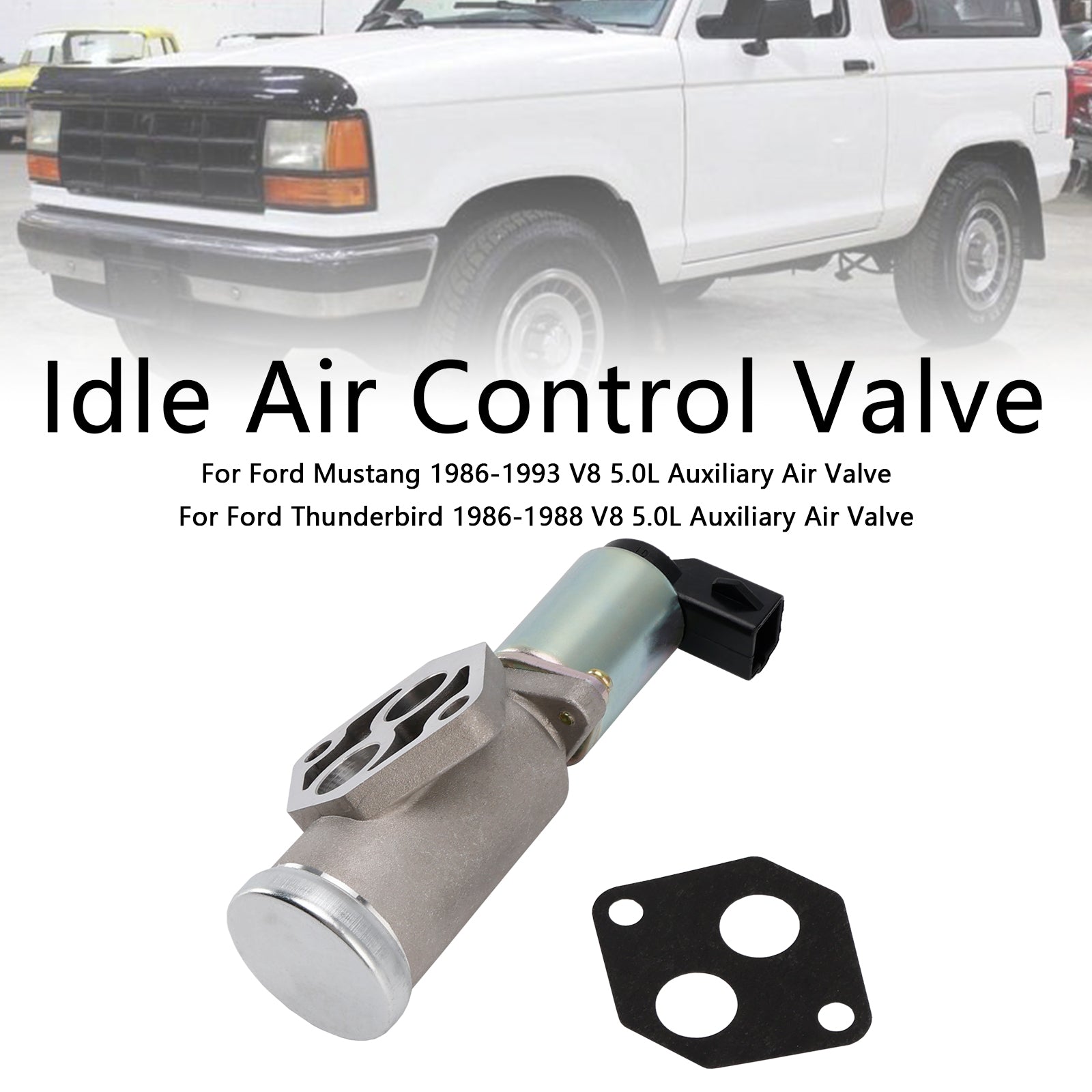 Idle Air Control Valve E9AZ9A715B Fit Ford Mustang 1986-1993 V8 5.0L