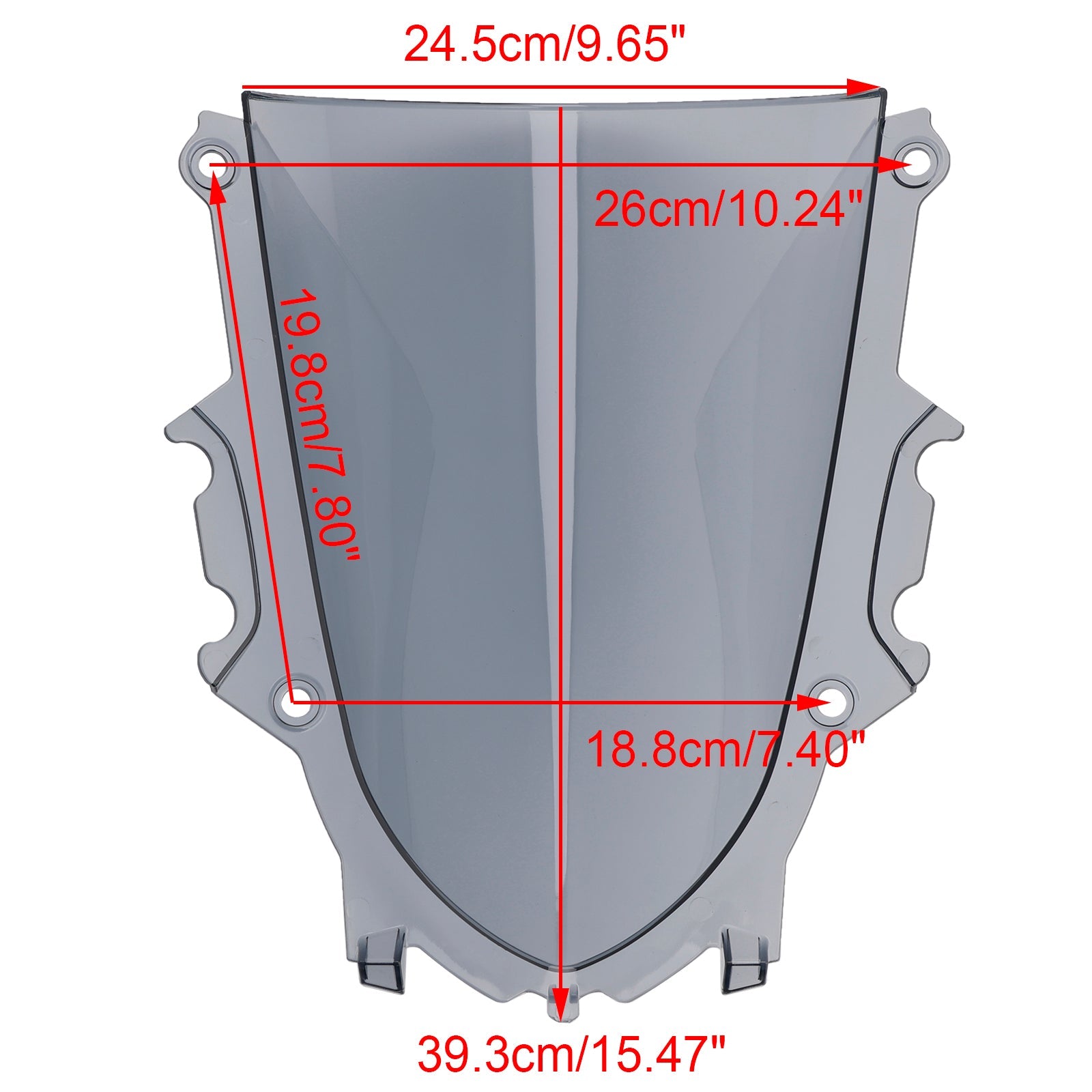 2019-2025 YAMAHA YZF-R3 YZF-R25 Windshield WindScreen