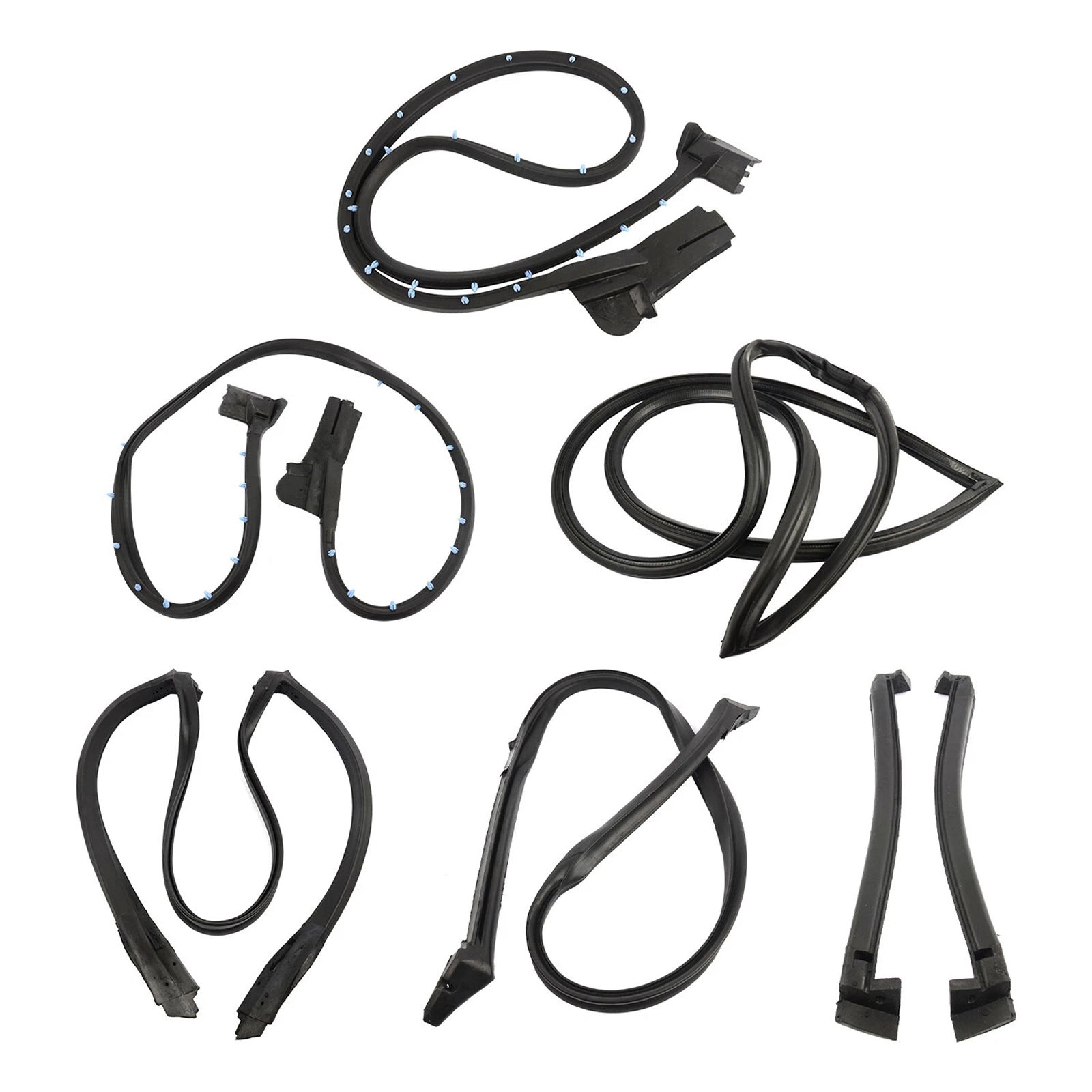 1984-1996 Chevrolet Corvette C4 Coupe Seal Weatherstrip Kit Waterproof 9096GGW