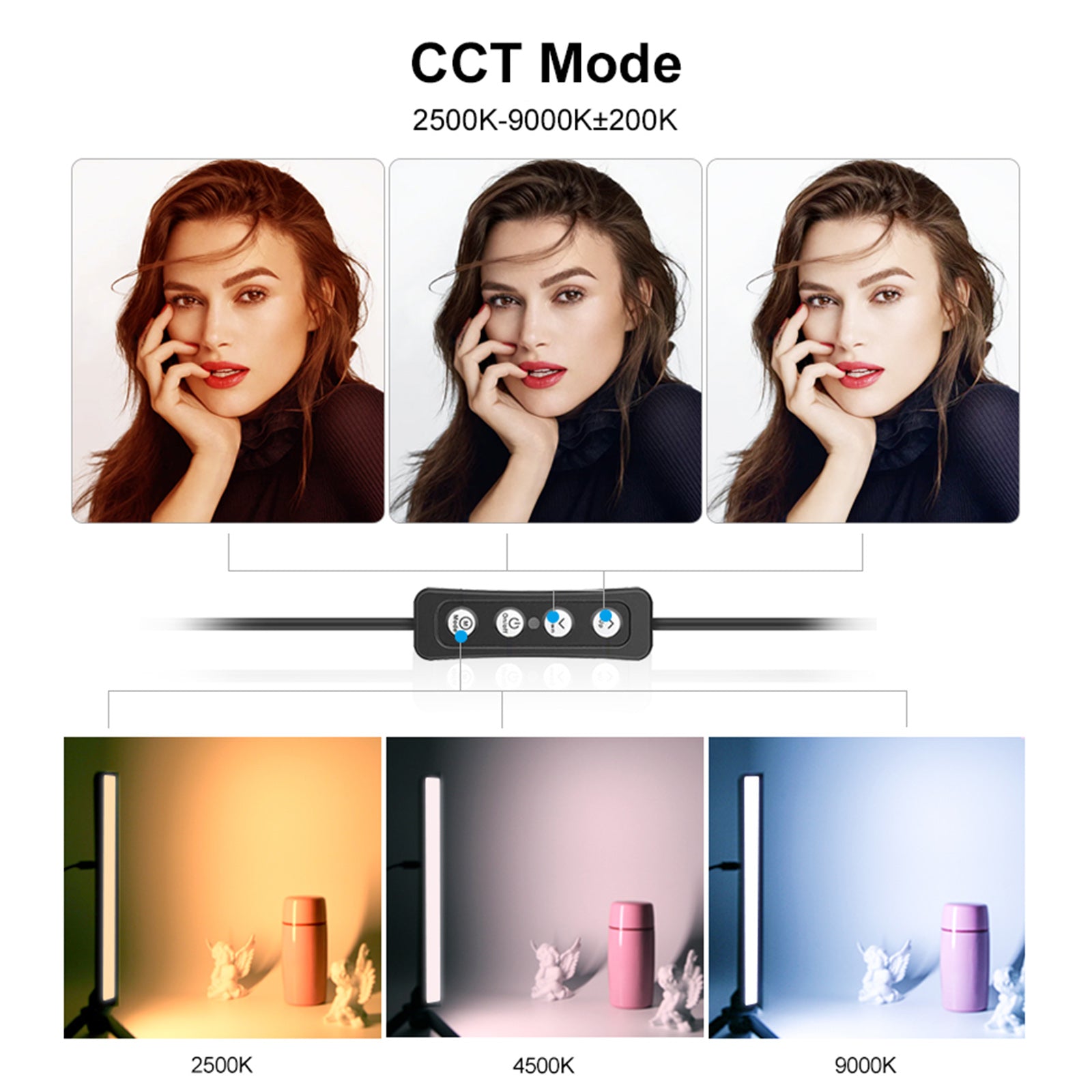 WS66 RGB LED 비디오 라이트 채우기 조명 비디오 카메라 휴대 전화 라이브 뷰티 야외