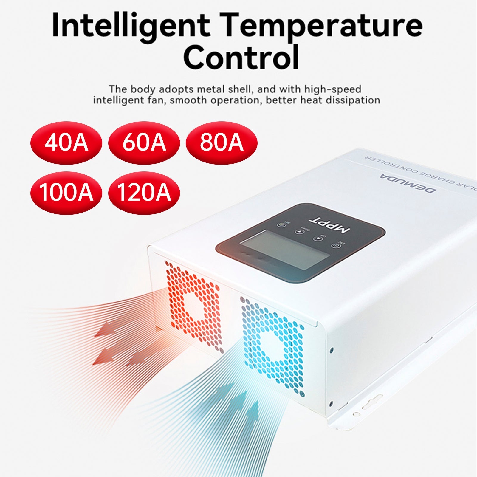 40A-120A MPPT Solar Controller 12V-48V Photovoltaic Home Energy Storage Control