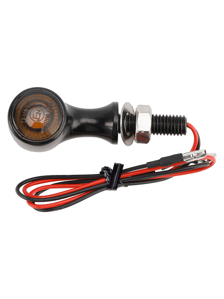 12V LED Turn Signal Indicator Light 8mm Universal Motorcycle For Suzuki