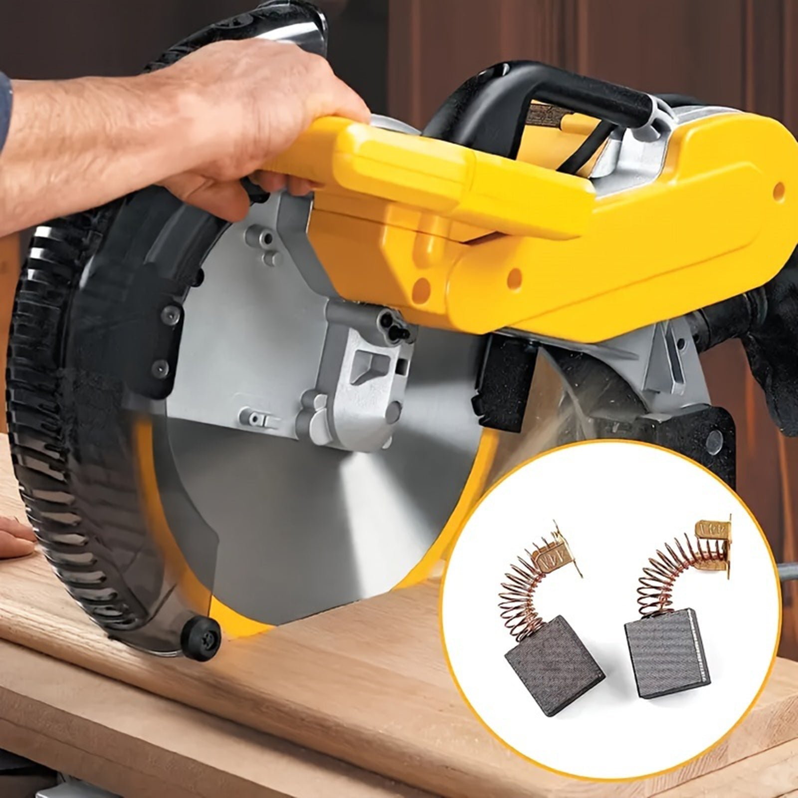 40Pcs Electric Motor Carbon Brushes 10 Sizes Replacement Repair Power Tool Part