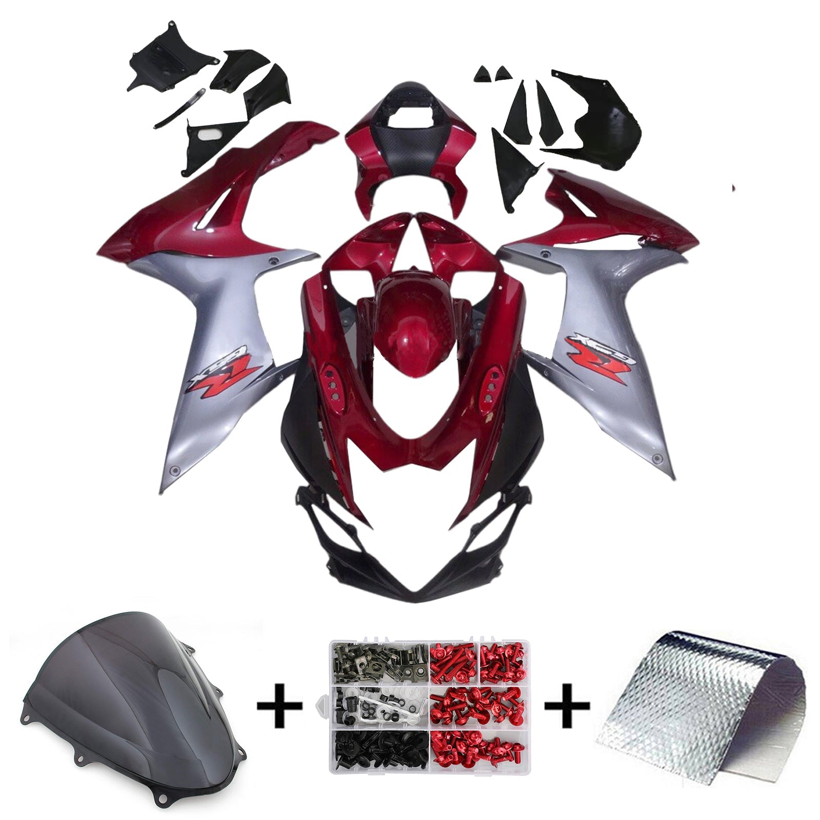 Amotopart Suzuki GSXR 600/750 2011-2025 K11 Fairing Kit Bodywork Plastic ABS