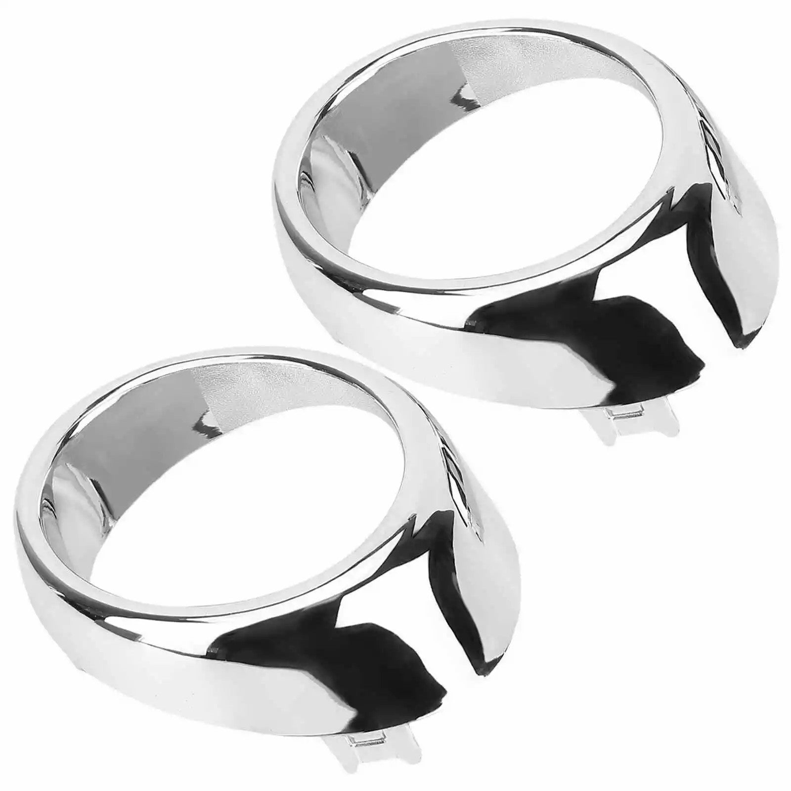 2Pcs Front Bumper Fog Light Bezel Trim LH & RH For Infiniti G25 G37 M56 M37