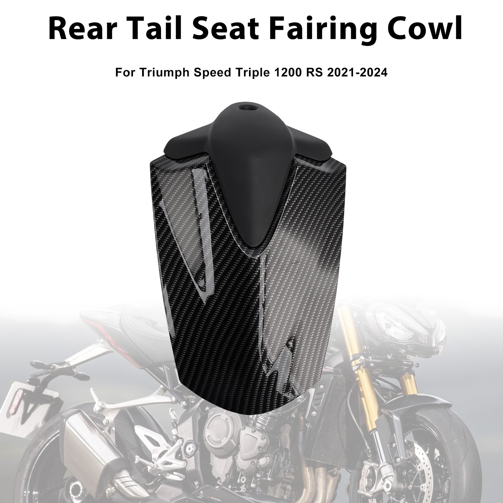 2021-2024 For Speed Triple 1200 RS Rear Tail Seat Fairing Cowl Cover