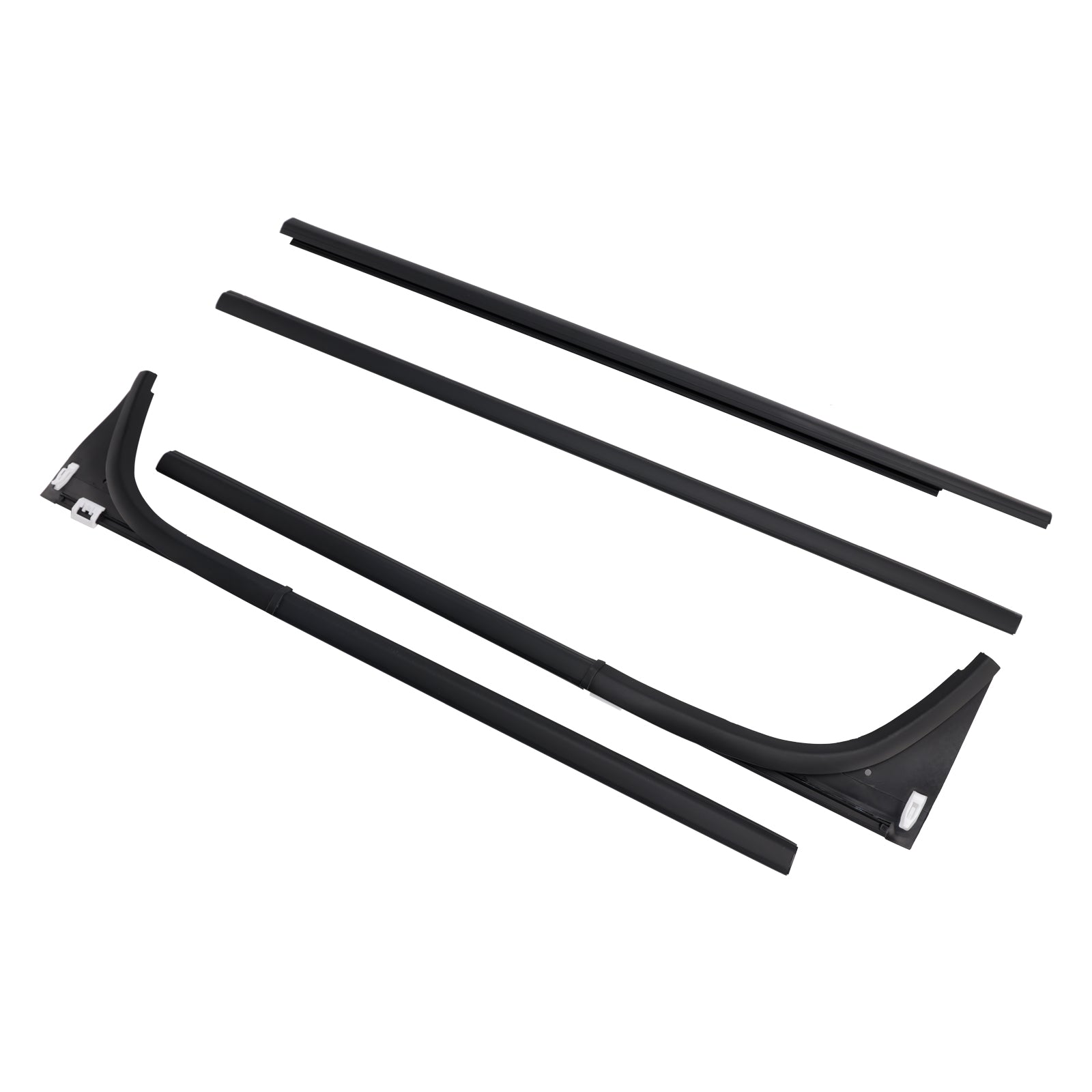 4pcs Inner Outer Weatherstrip Door Belt For Mazda BT-50 Pro Pick Up 2012-2019 4 Door Double Cab