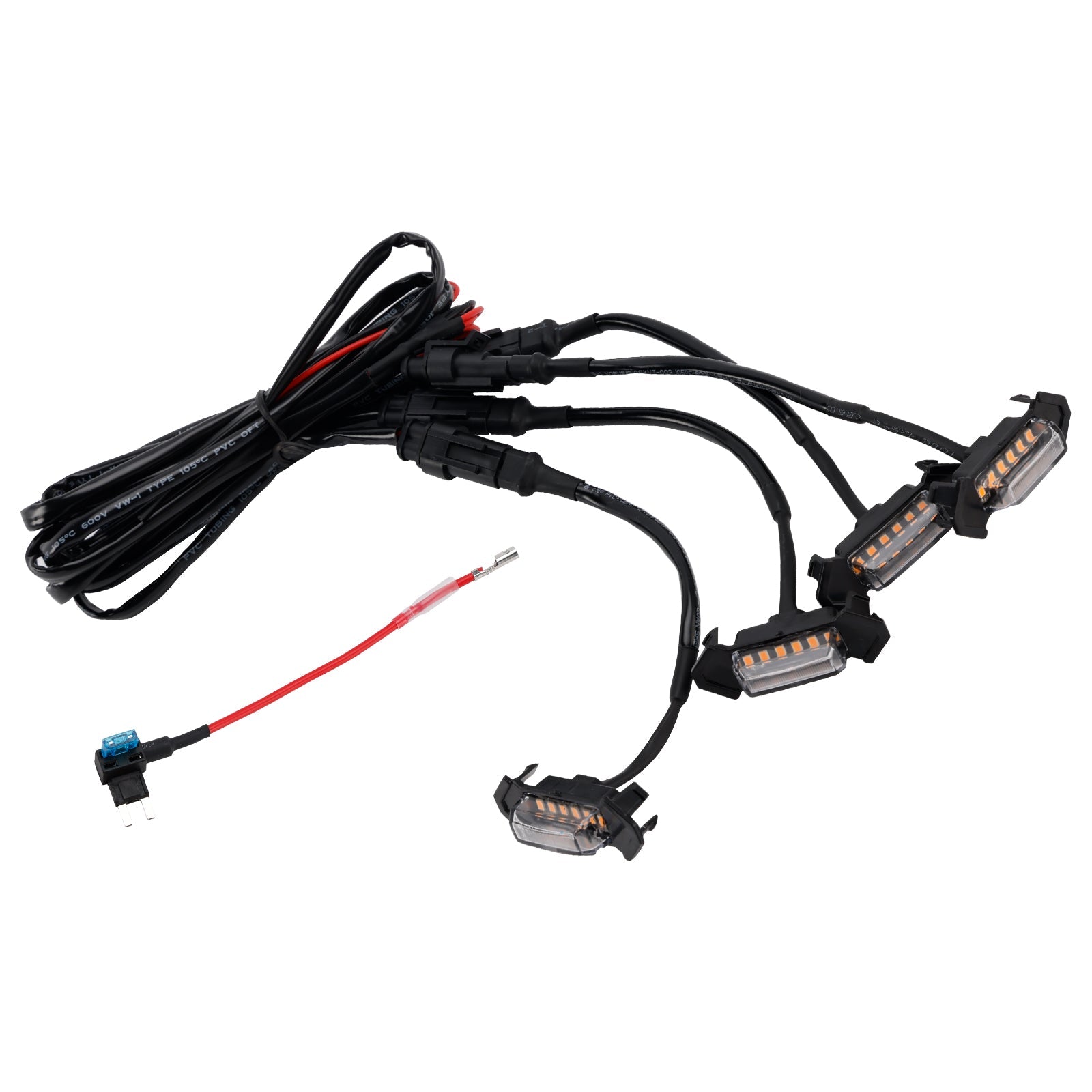 2016-2023 Toyota Tacoma Clear Lens Amber Light Front Grille LED Light Kit