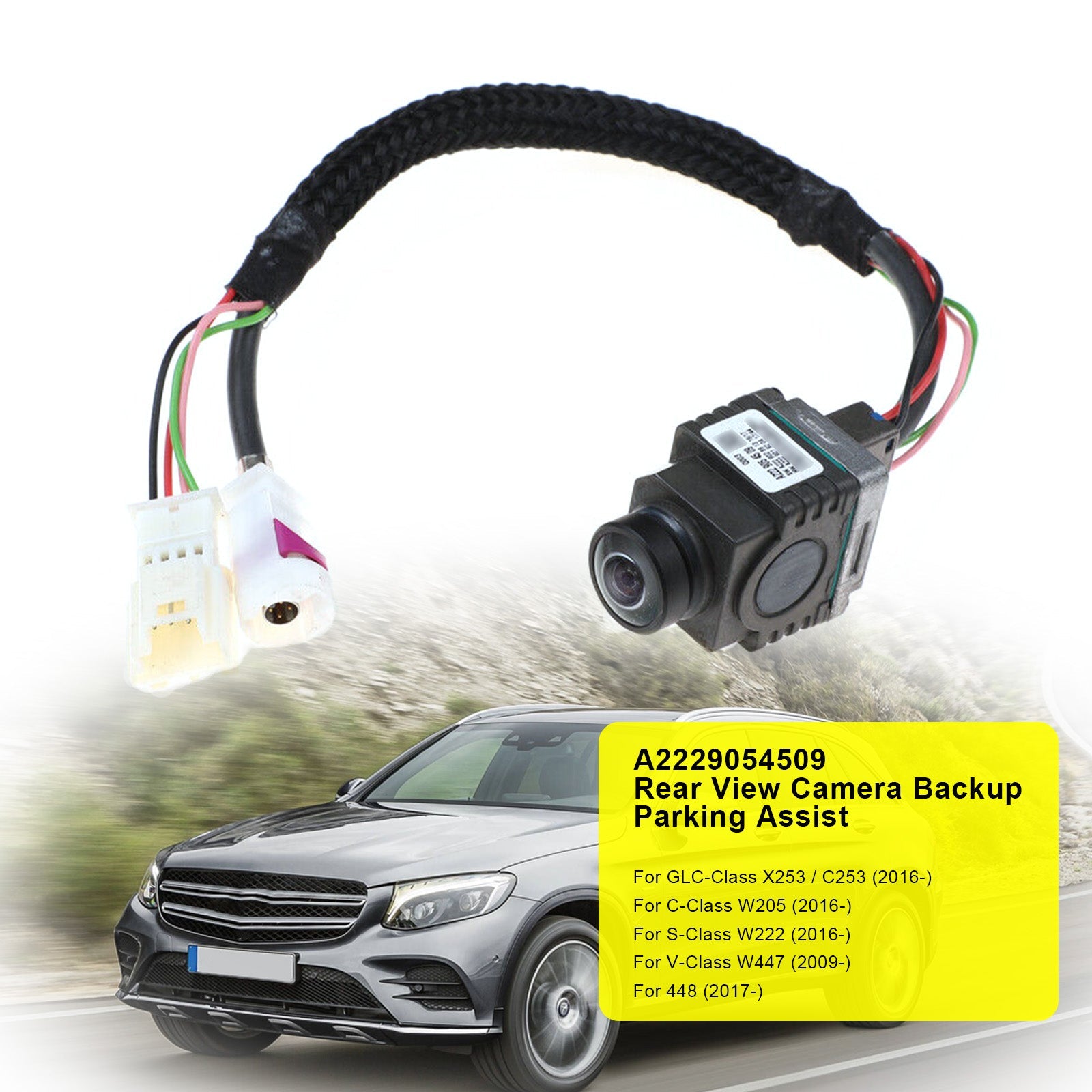 메르세데스-벤츠 X222 X253 C253 GLC용 후방 카메라 A2229054509 W222 W205