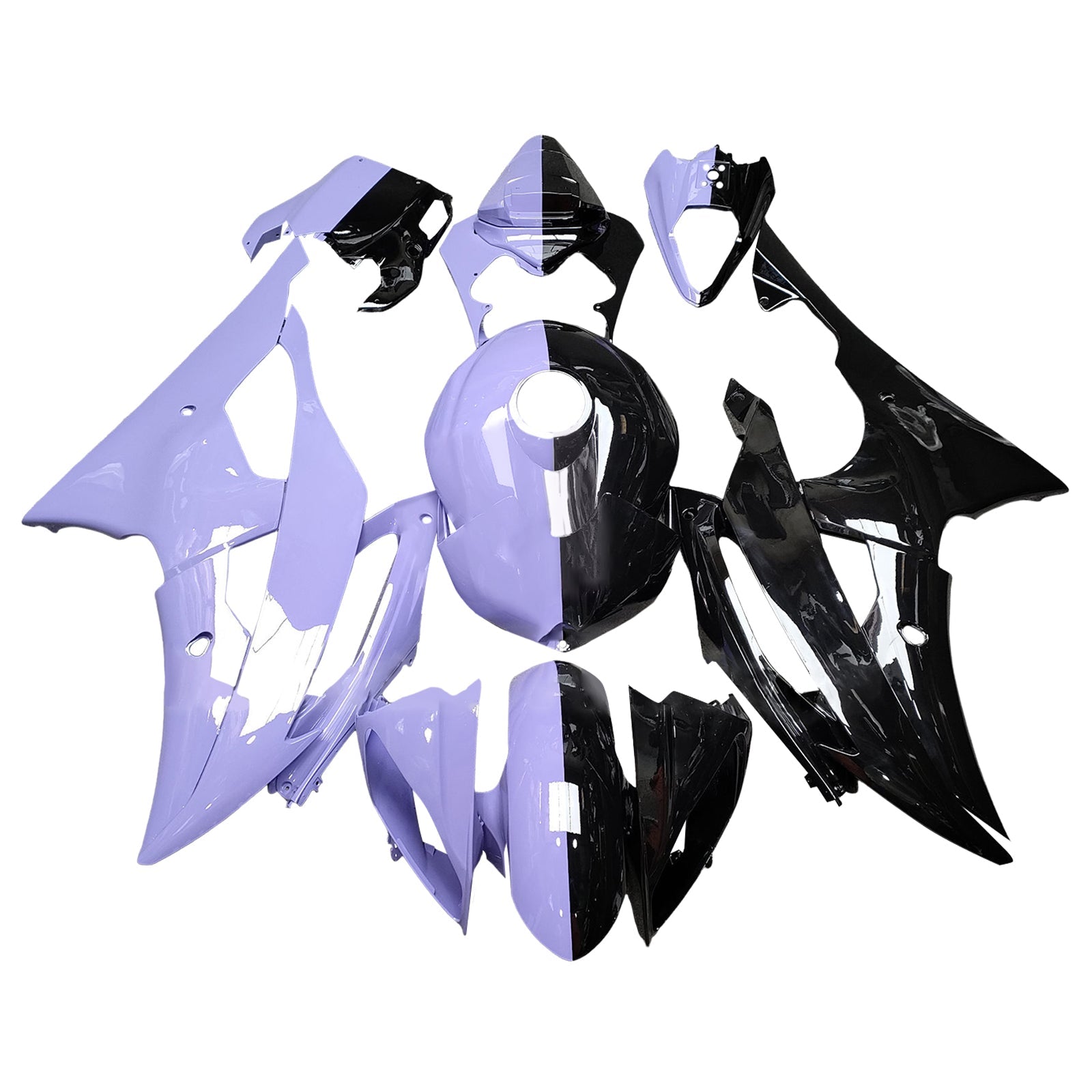 Injection Fairing Kit Bodywork Plastic ABS For Yamaha YZFR6 YZF-R6 2008-2016