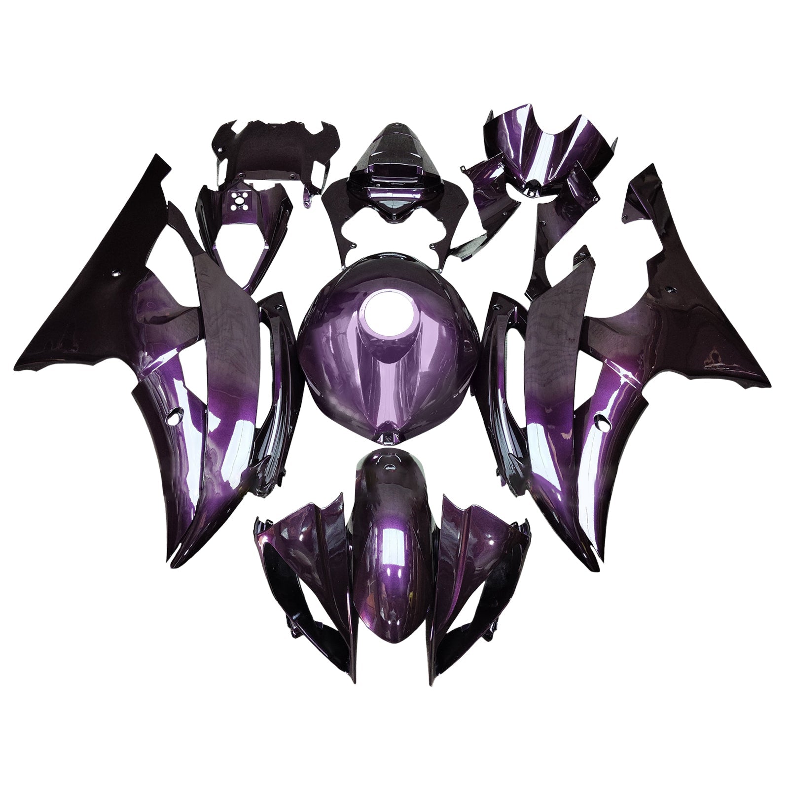 Injection Fairing Kit Bodywork Plastic ABS For Yamaha YZFR6 YZF-R6 2008-2016