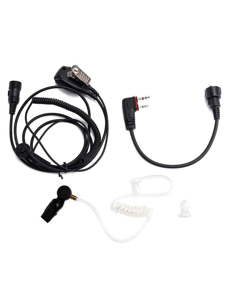 102B Transparent Air Tube Earphone In-ear with A24 Line For ICOM A25CE A25N A24