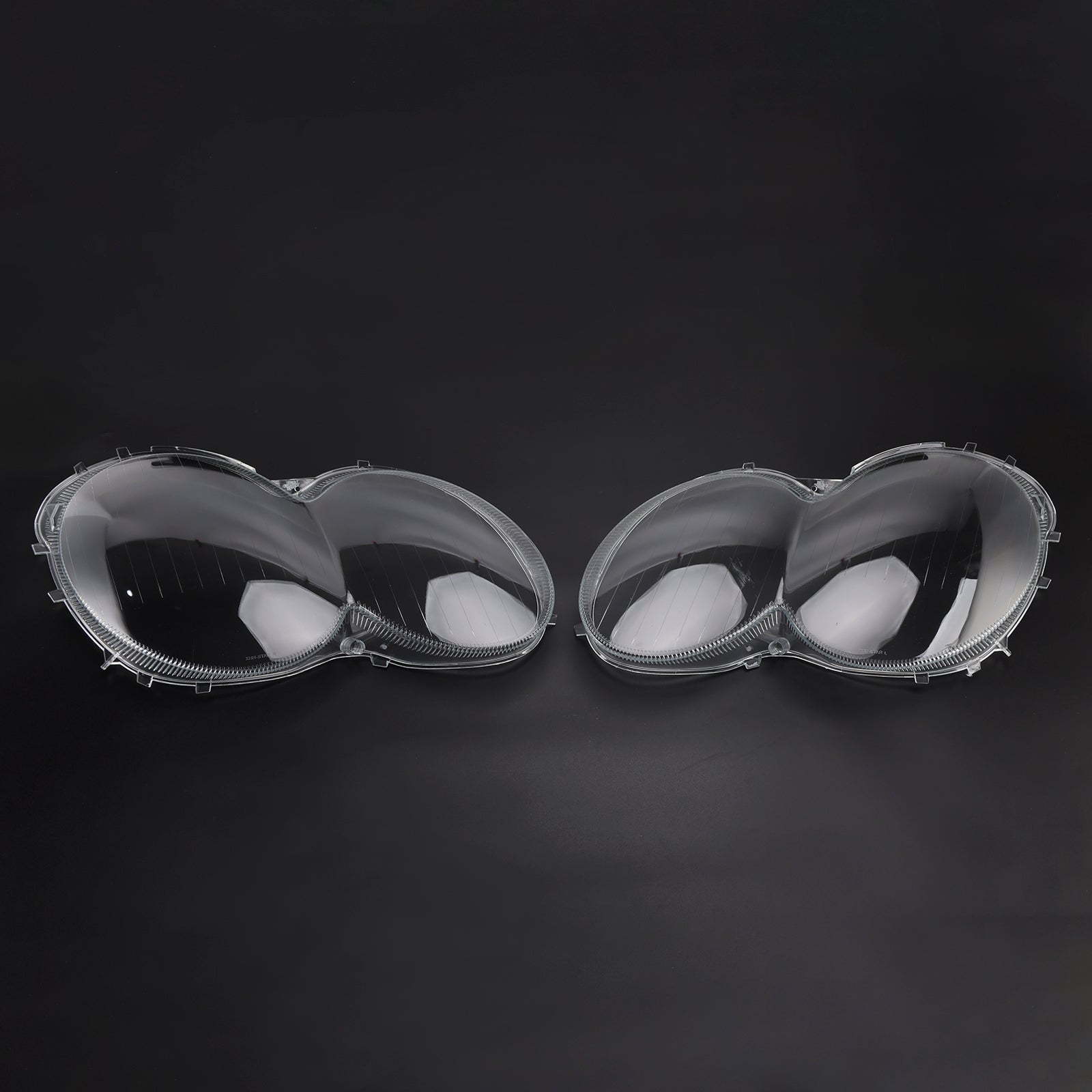 2003-2008 Benz W230/R230 SL500 SL600 2Pcs Headlight Shell Lens Cover+Glue