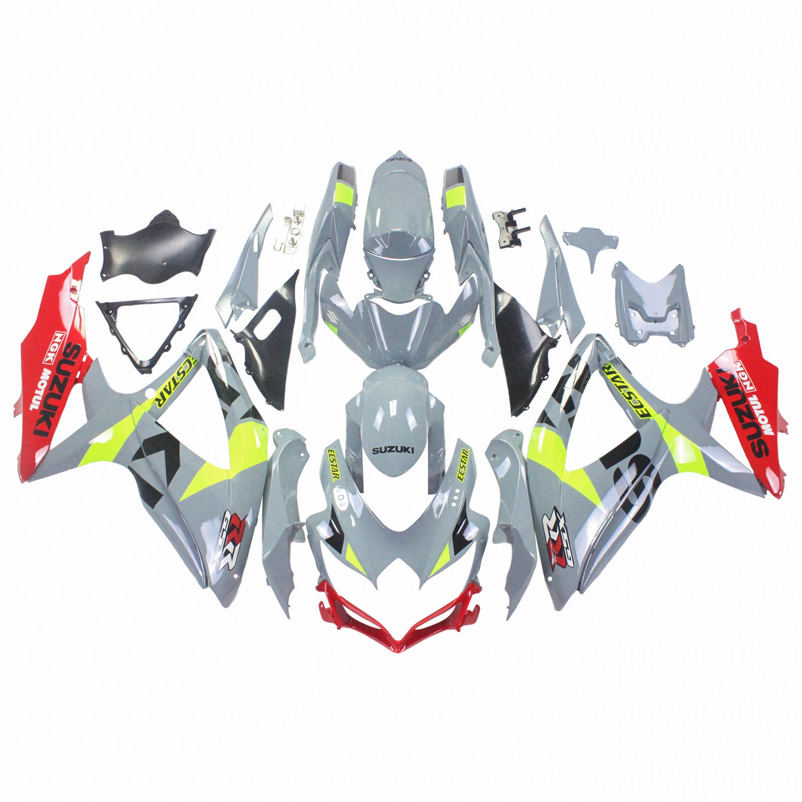 Suzuki GSXR 600/750 2008-2010 K8 Fairing Kit Bodywork Plastic ABS