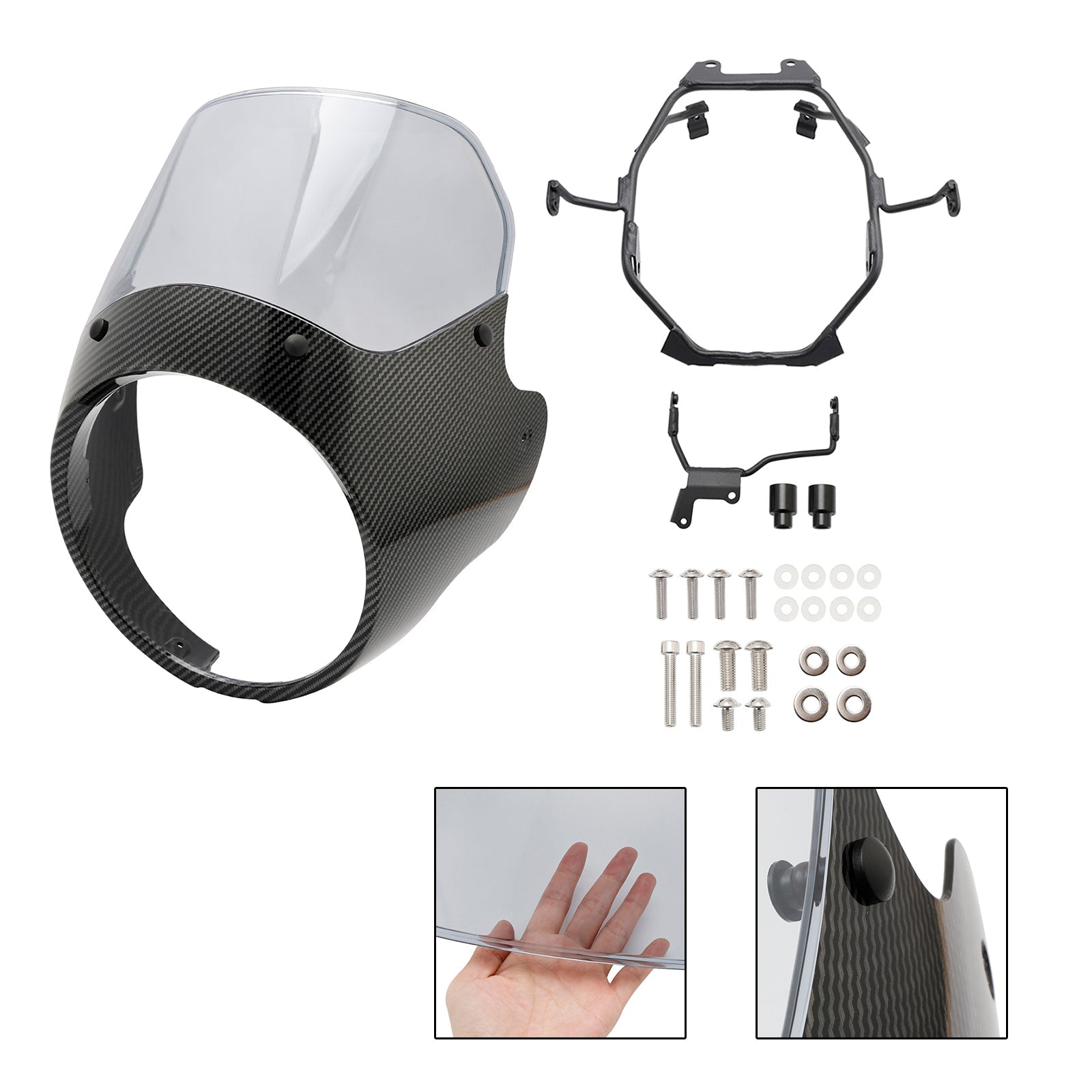 Windshield WindScreen Headlight Fairing Cover fit for HONDA GB350 GB350S 2023-2024