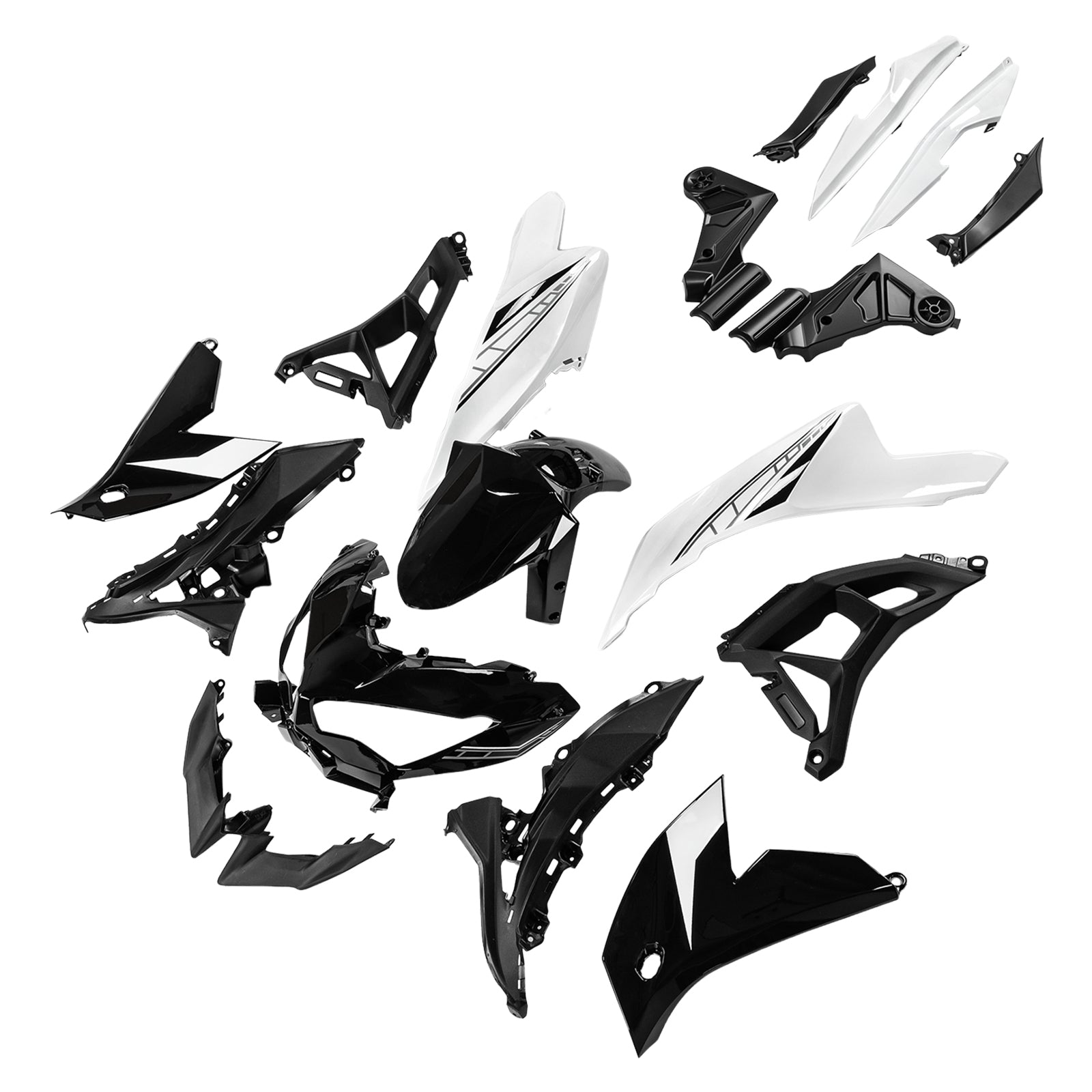 Kawasaki Versys를위한 주입 ABS 차체 페어링 키트 650 KLE 2022-2024 05#