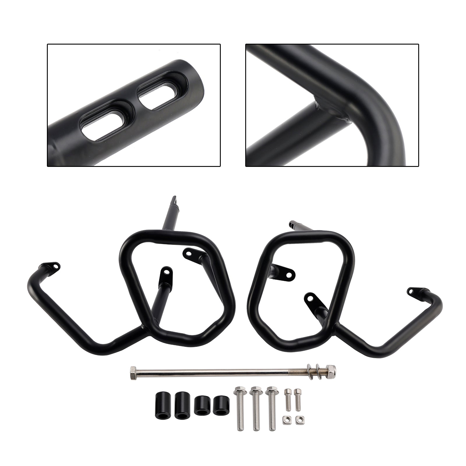 Engine Guard Frame Anti-Crash Bumper= Black For Speed Scrambler 400 X 2024-2025