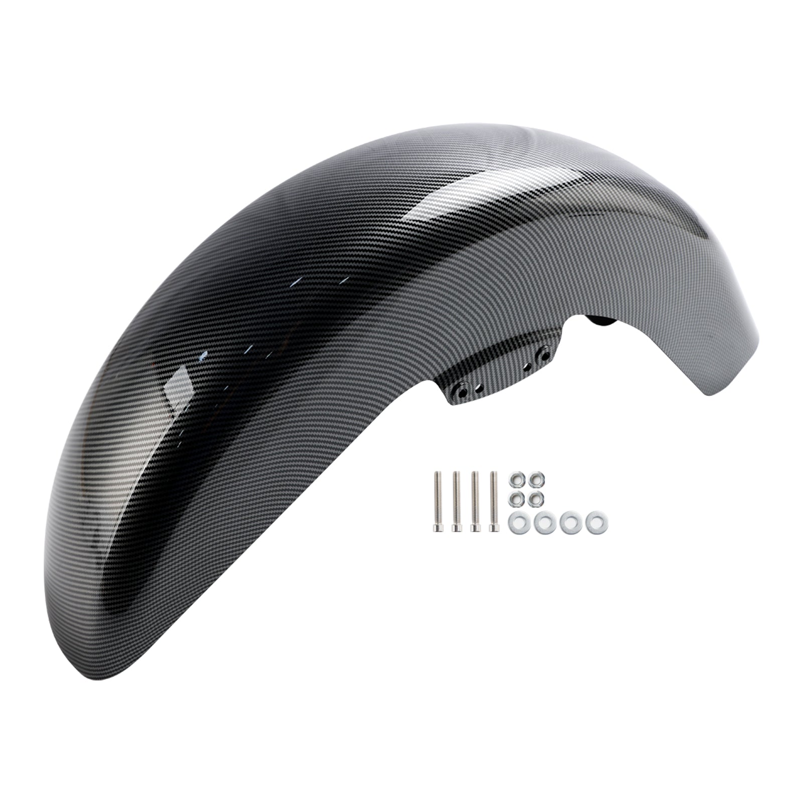 여행을위한 ABS 프론트 펜더 머드 가드 (Touring Street Glide Road Glide 2014-2024 Carbon