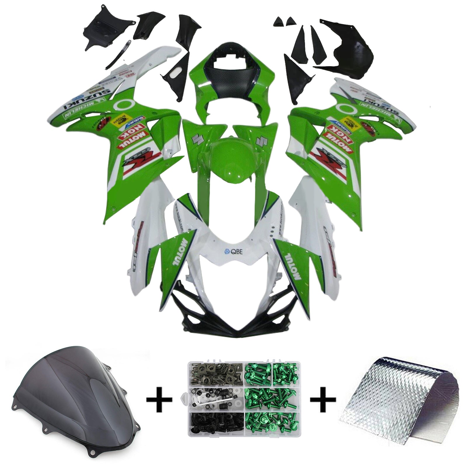 Amotopart Suzuki GSXR 600/750 2011-2025 K11 Fairing Kit Bodywork Plastic ABS