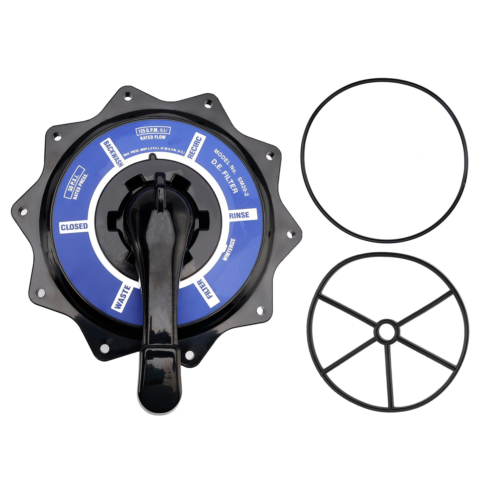 R0443900 2" Top Valve Assembly for Zodiac Jandy Multiport Valve Replacement