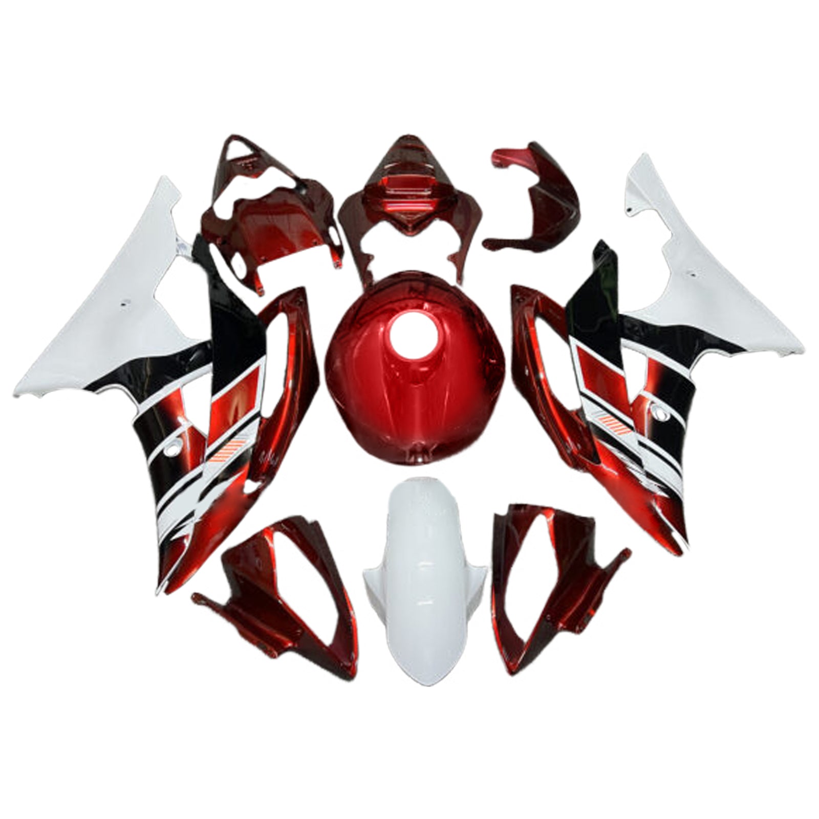 Injection Fairing Kit Bodywork Plastic ABS For Yamaha YZFR6 YZF-R6 2008-2016