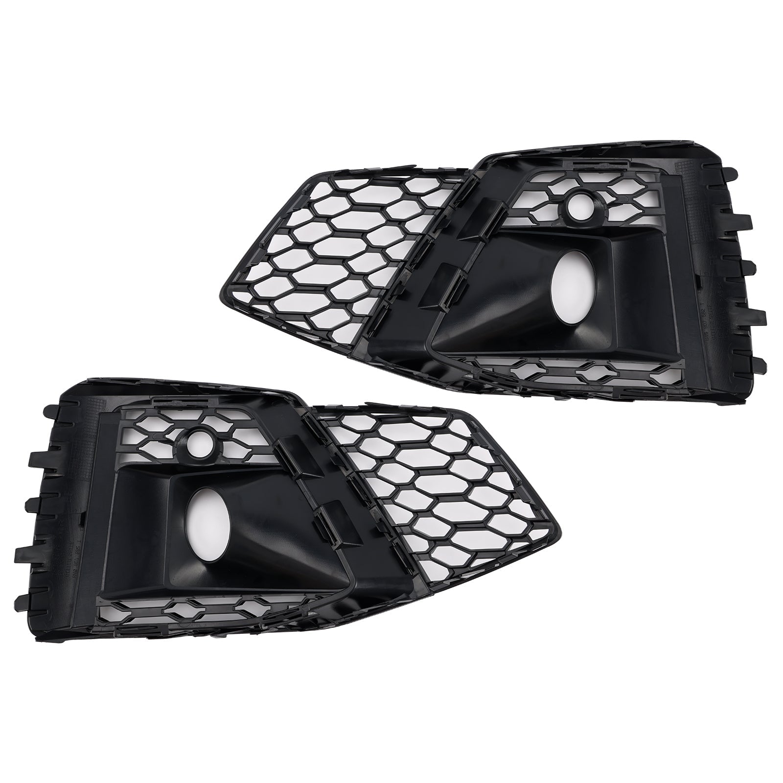 2020-2023 Audi A5 S-line S5 2PCS Front Bumper Fog Light Cover Grille 8W6807682T3Q7