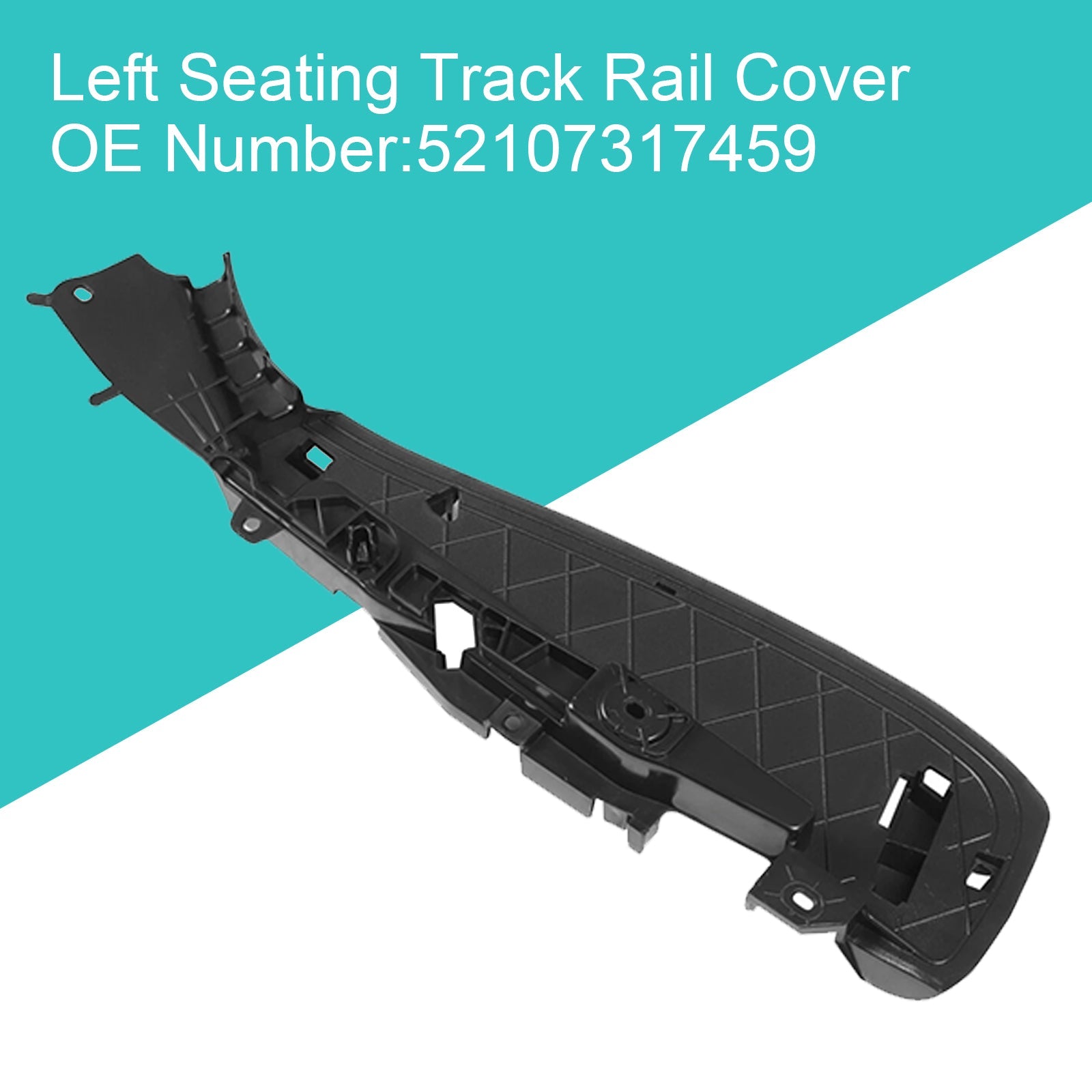 Left Support Seating Track Rail Cover 52107317459 Fit For BMW 5 7 Series