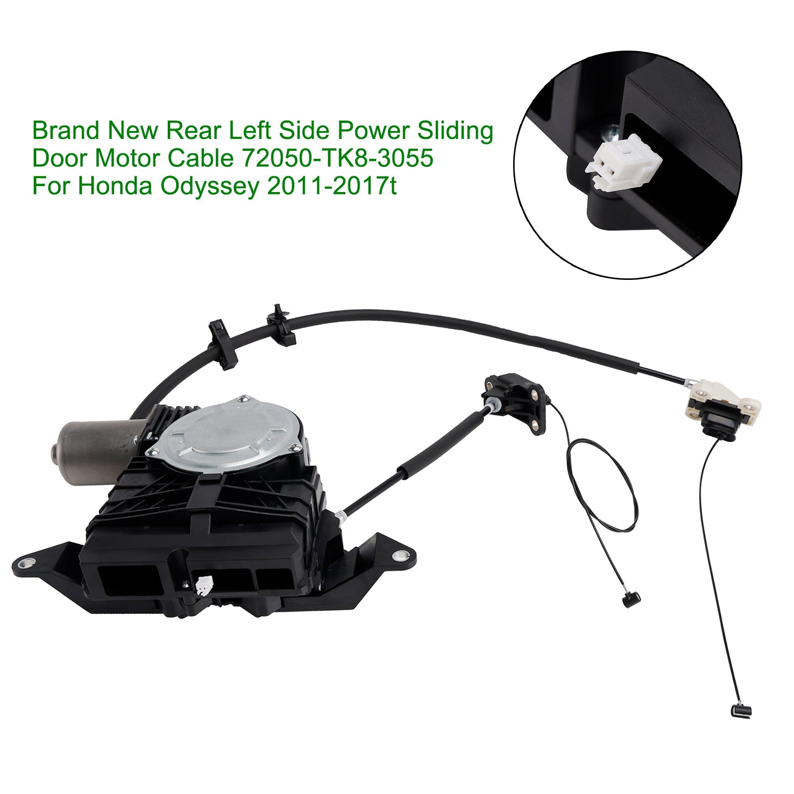 2011-2017 Honda Odyssey Rear Left Side Power Sliding Door Motor Cable 72050-TK8-3055
