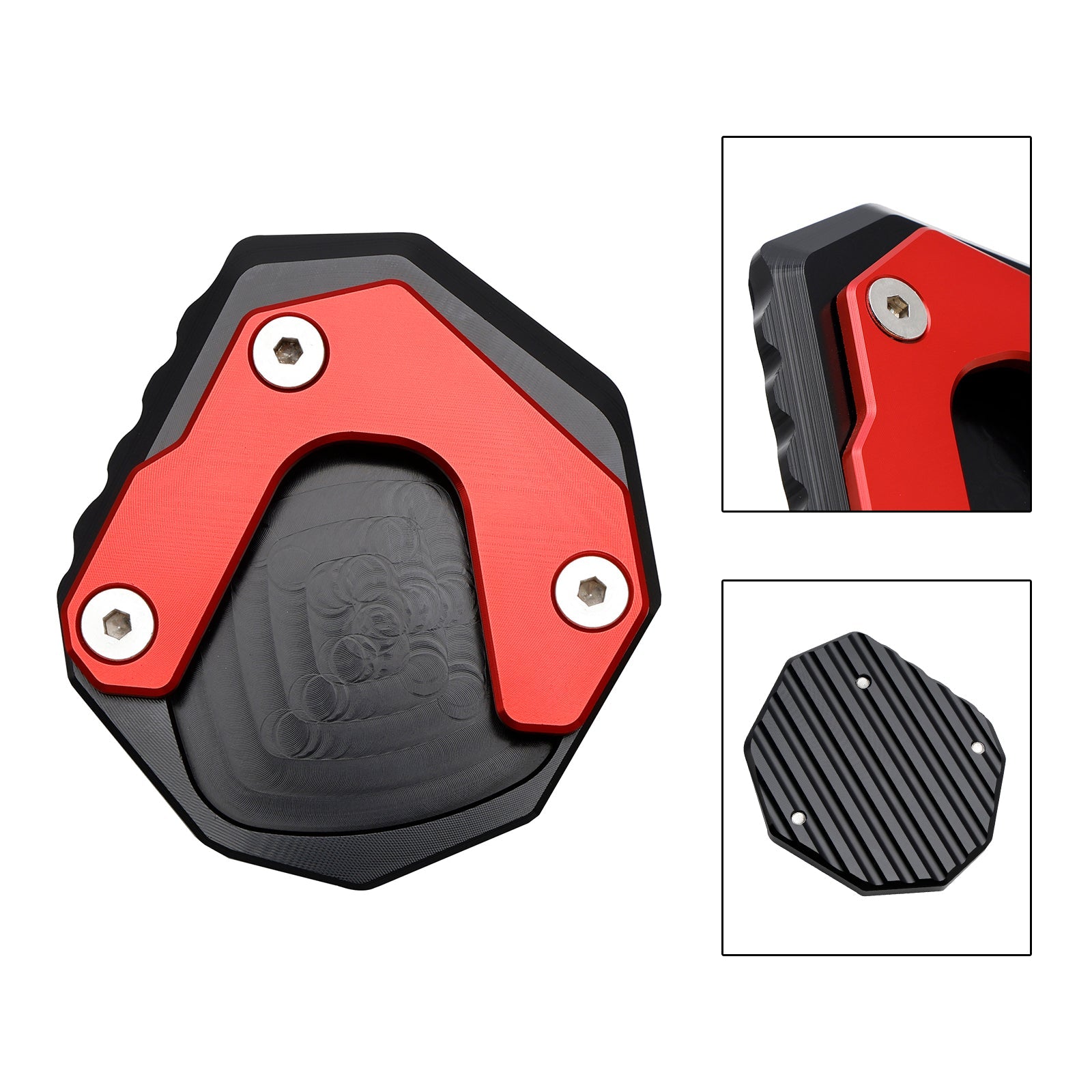 Honda XL 750 Transalp CB750 Hornet 23-24에 대한 킥 스탠드 확대 플레이트 패드