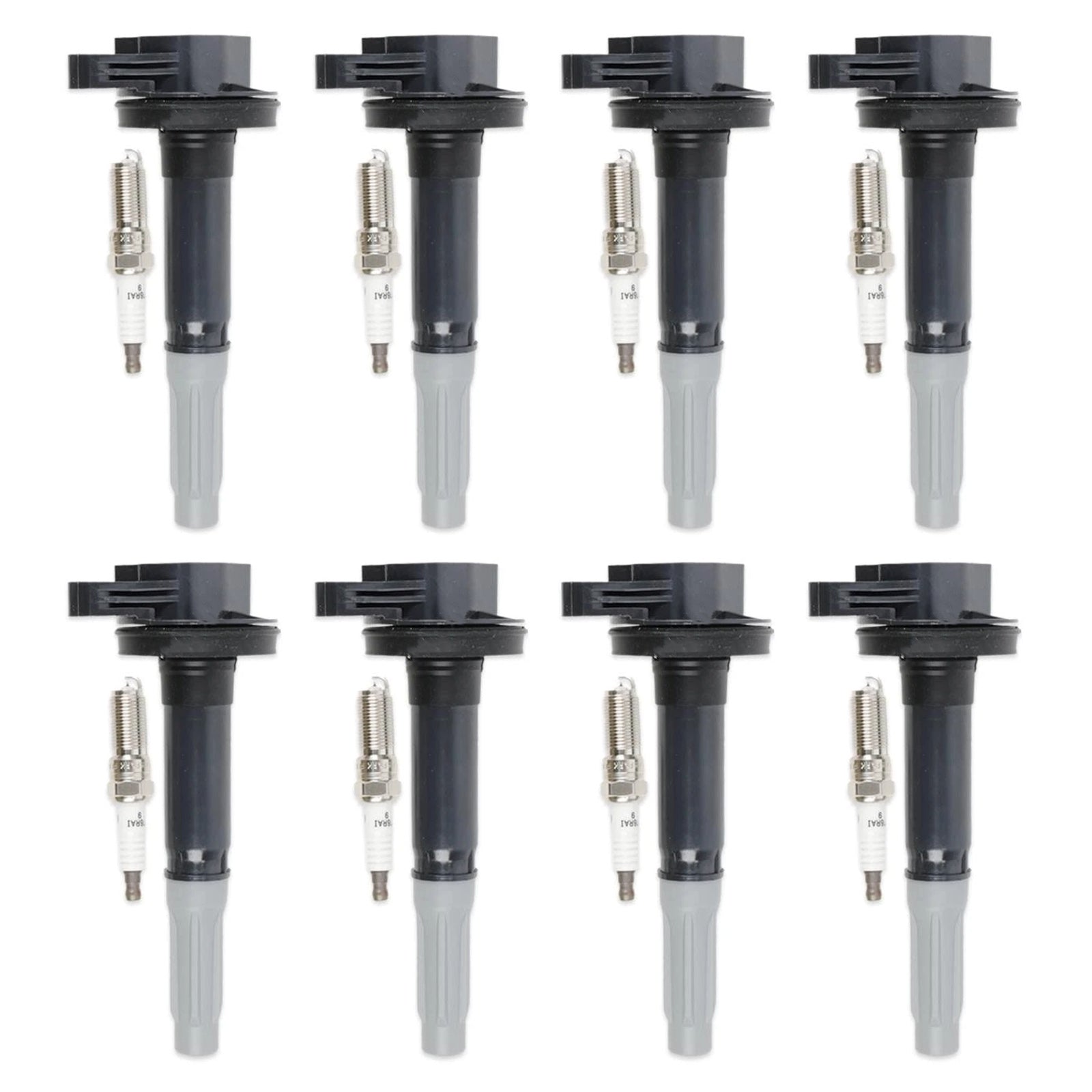 8xIgnition Coil + 8xIridium Spark Plug UF824 For Ford F-150 Mustang 16-17 5.0L